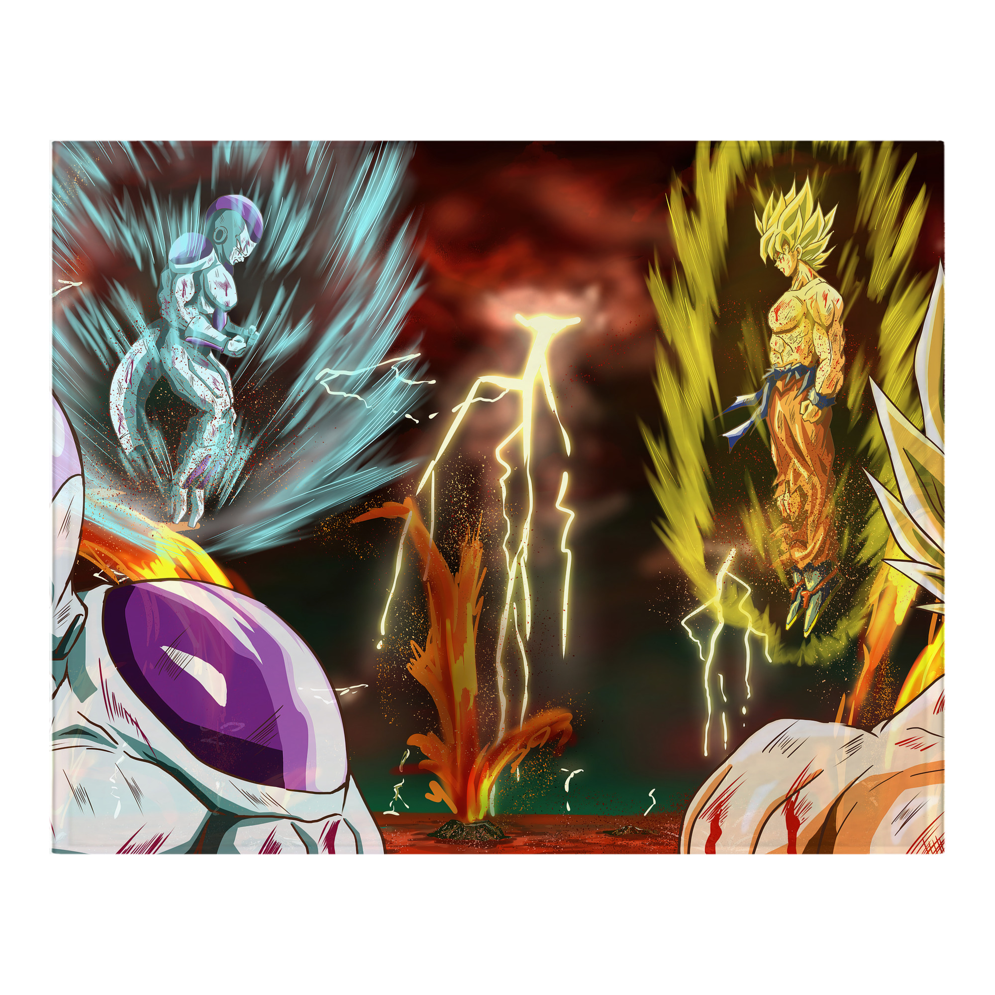 （画像用） ドラゴンボール DRAGON BALL フランネルブランケット・多サイズ対応（横型）