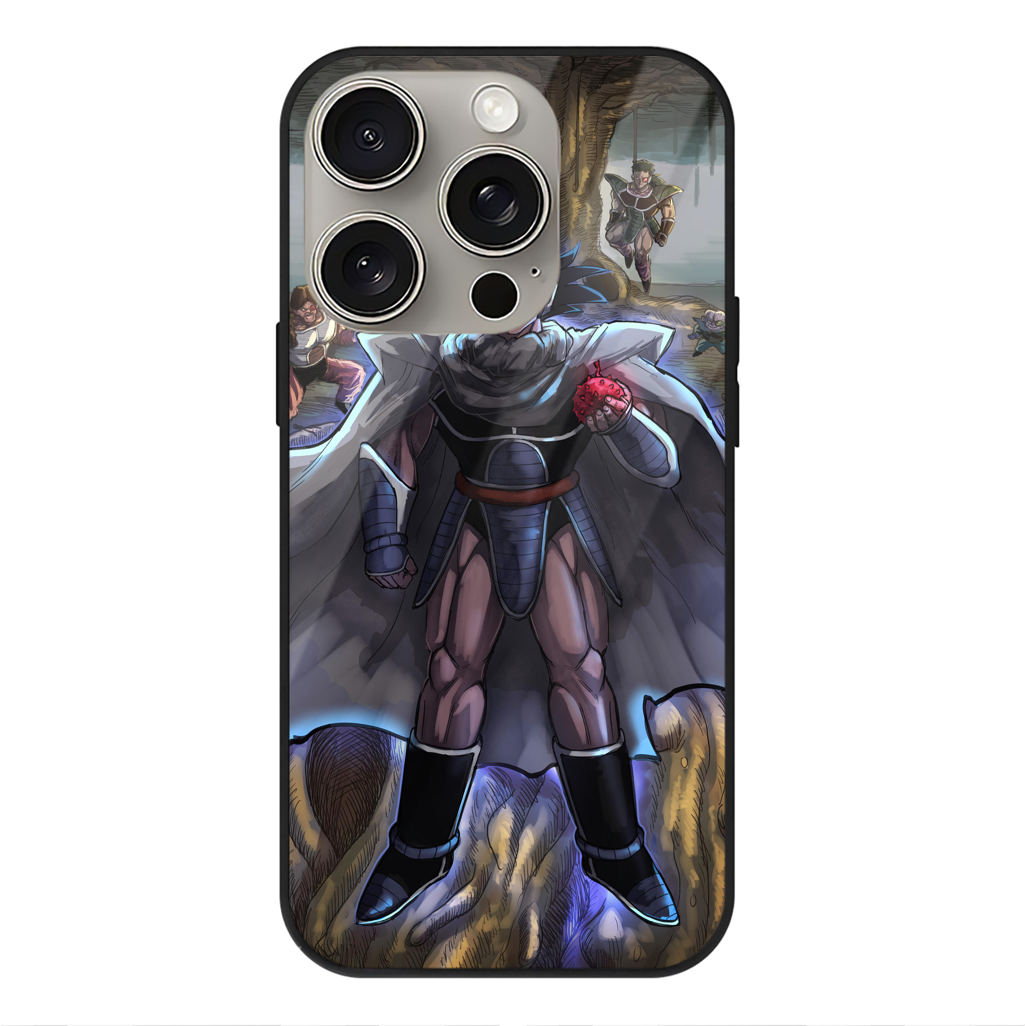 （画像用） ドラゴンボール DRAGON BALL 【iPhone15Pro対応】スマホケース 耐衝撃＆黄変防止 背面ガラス