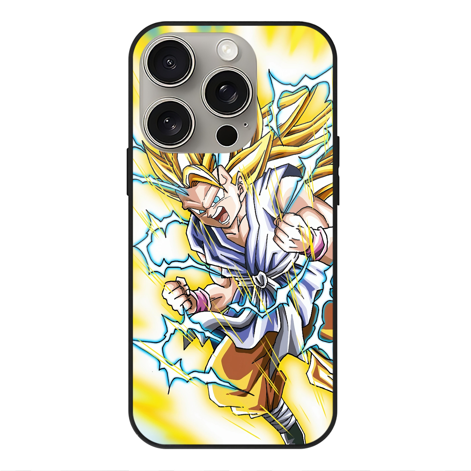 （画像用） ドラゴンボール DRAGON BALL 【iPhone15Pro対応】スマホケース 耐衝撃＆黄変防止 背面ガラス