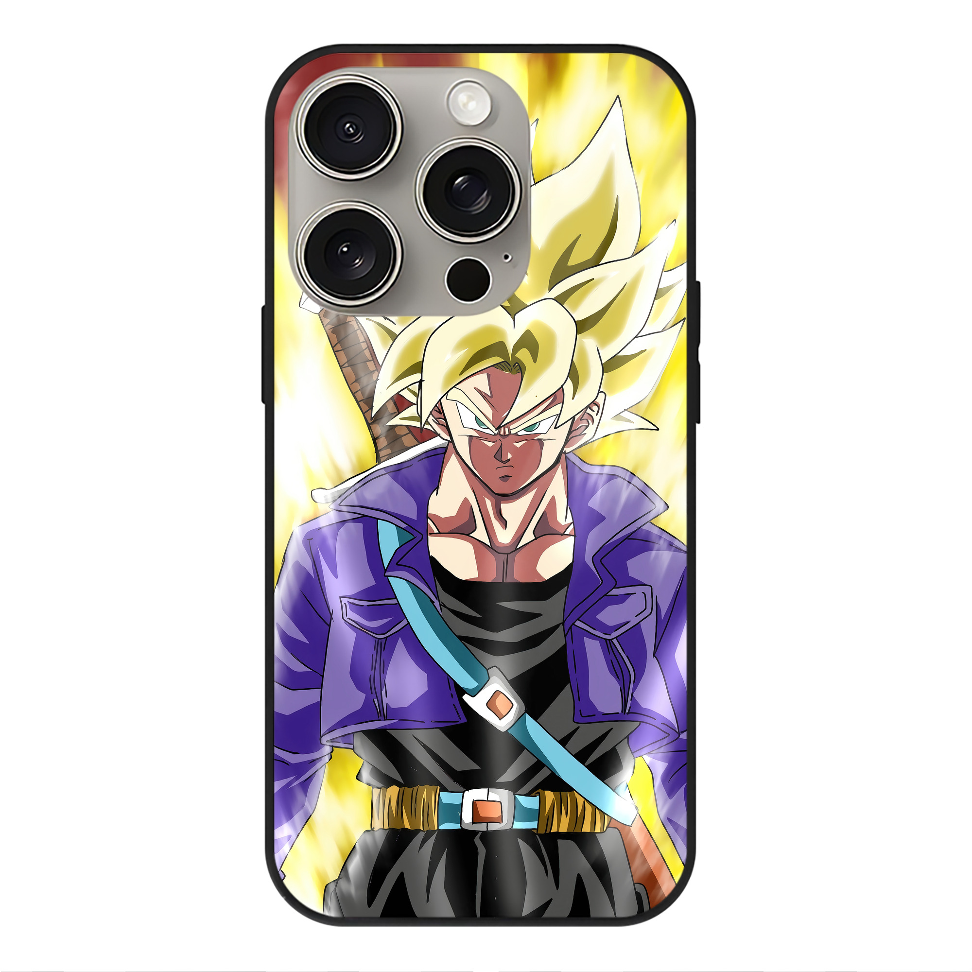 （画像用） ドラゴンボール DRAGON BALL 【iPhone15Pro対応】スマホケース 耐衝撃＆黄変防止 背面ガラス