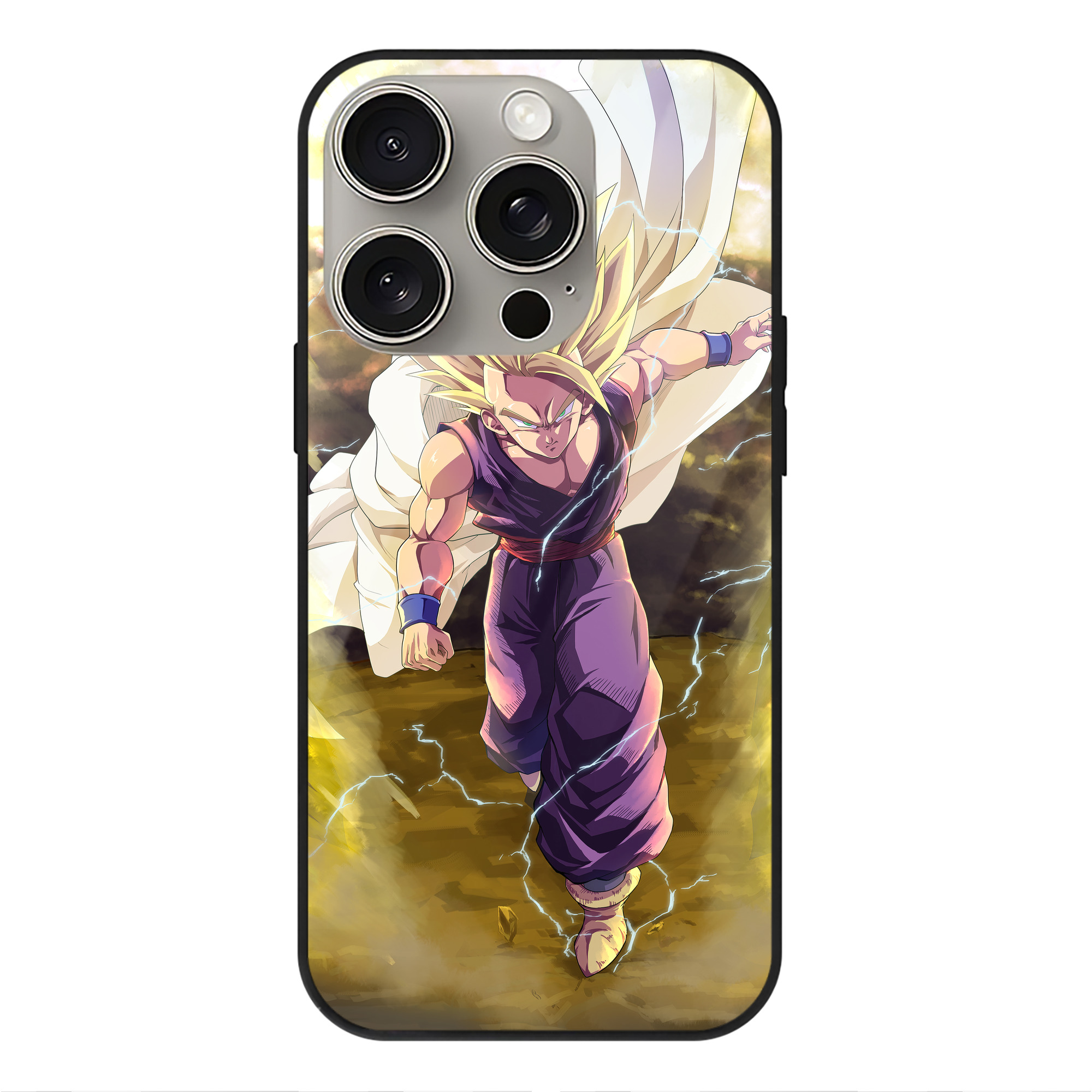 （画像用） ドラゴンボール DRAGON BALL 【iPhone15Pro対応】スマホケース 耐衝撃＆黄変防止 背面ガラス