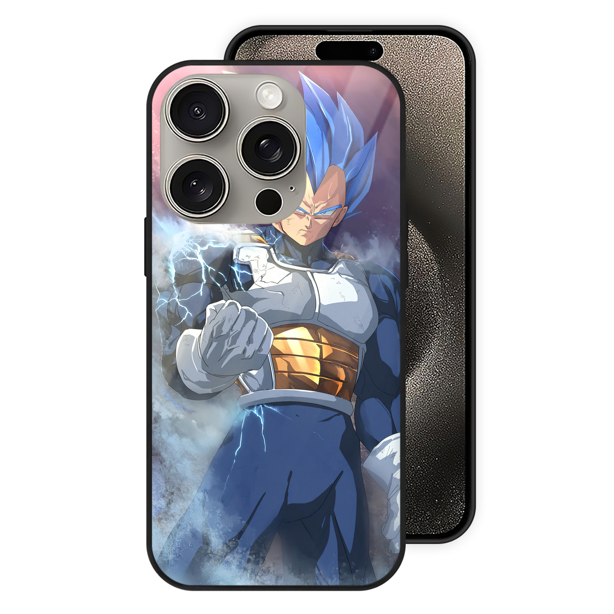 （画像用） ドラゴンボール DRAGON BALL 【iPhone15Pro対応】スマホケース 耐衝撃＆黄変防止 背面ガラス