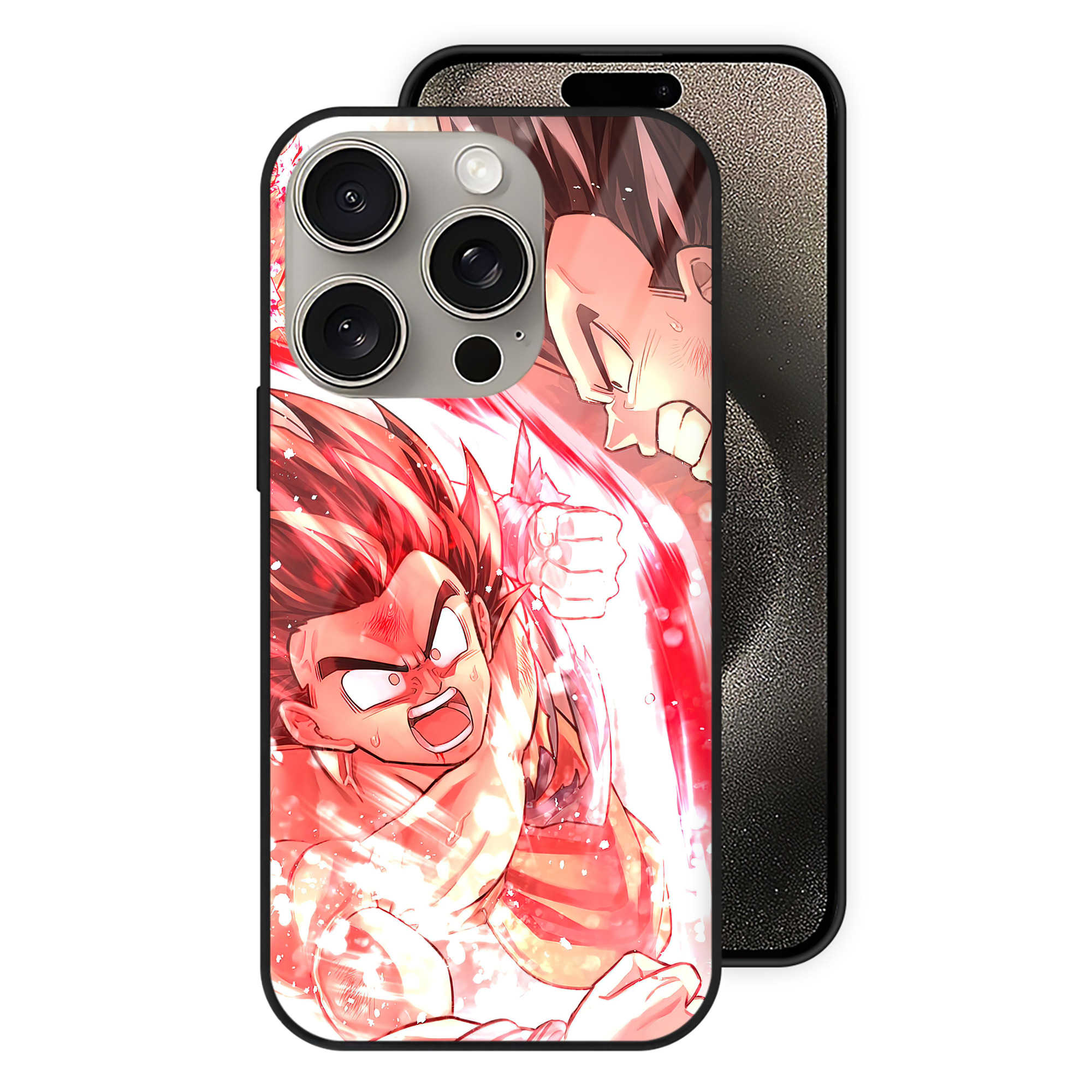 （画像用） ドラゴンボール DRAGON BALL 【iPhone15Pro対応】スマホケース 耐衝撃＆黄変防止 背面ガラス