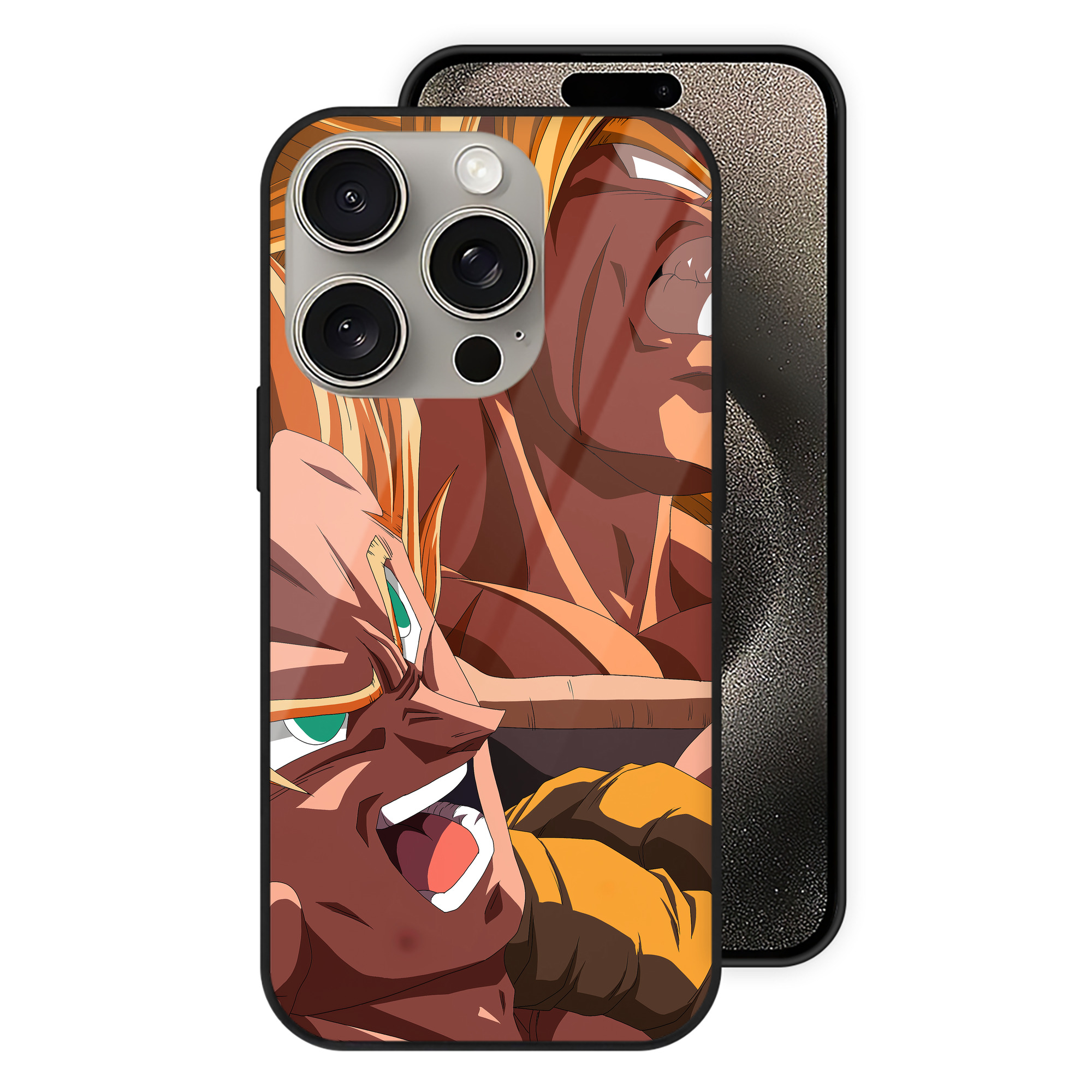 （画像用） ドラゴンボール DRAGON BALL 【iPhone15Pro対応】スマホケース 耐衝撃＆黄変防止 背面ガラス
