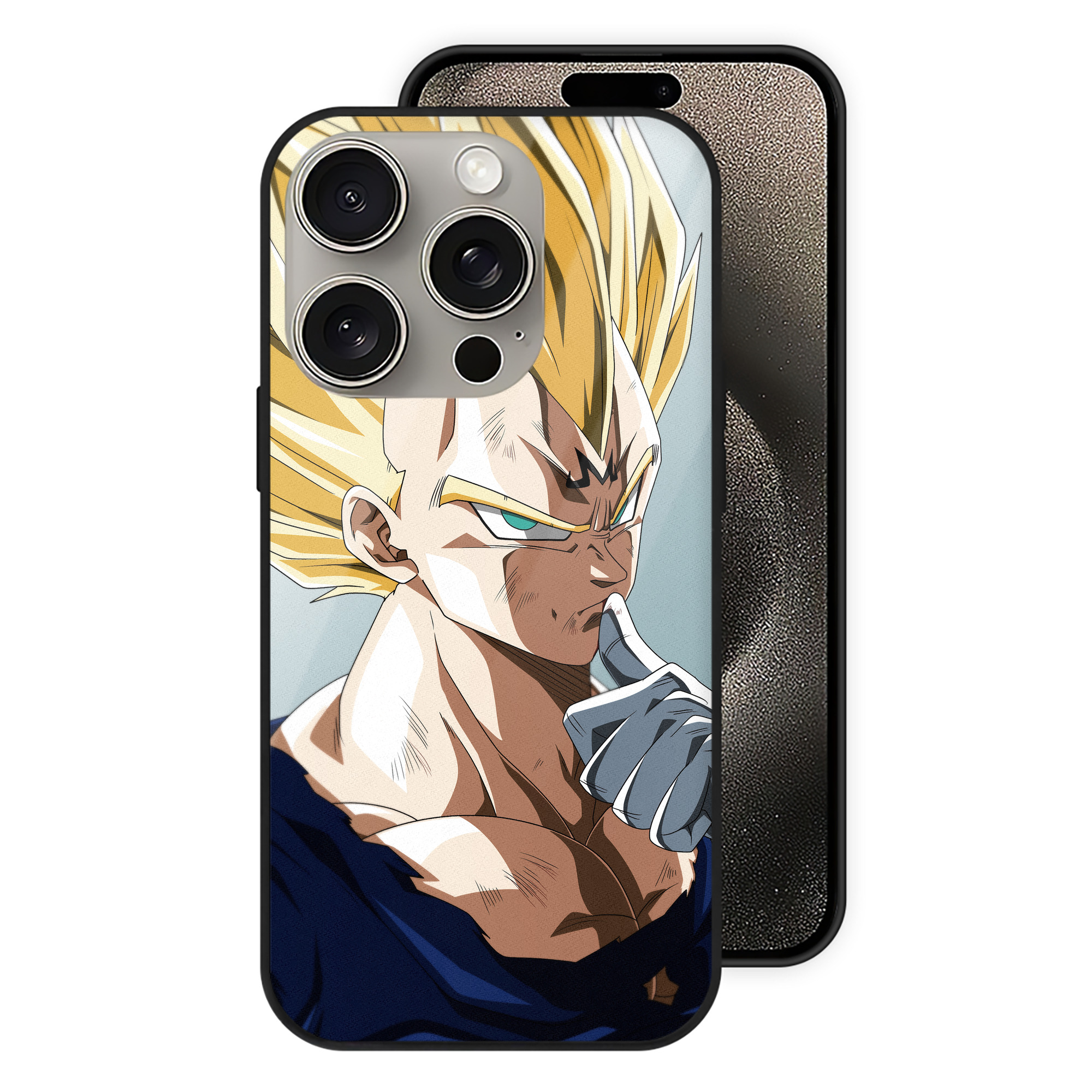 （画像用） ドラゴンボール DRAGON BALL 【iPhone15Pro対応】スマホケース 耐衝撃＆黄変防止 背面ガラス