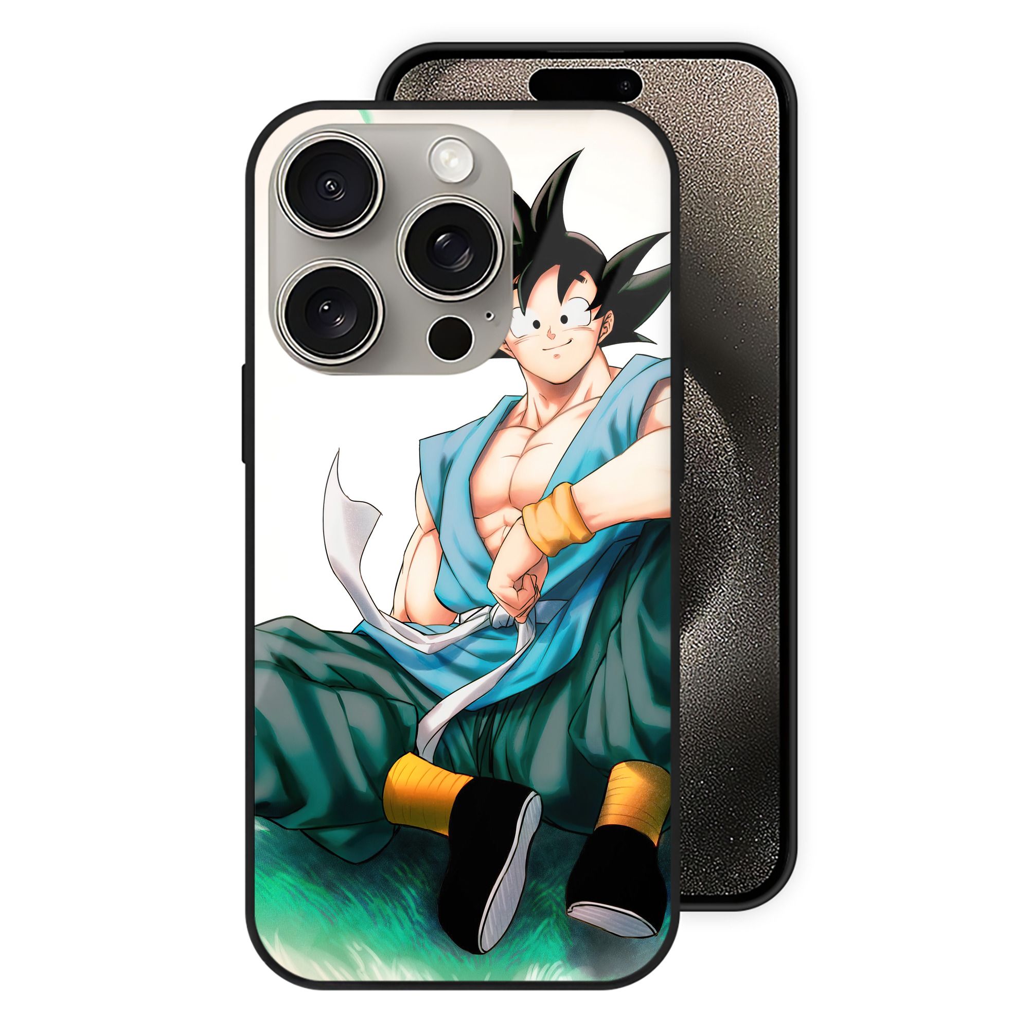 （画像用） ドラゴンボール DRAGON BALL 【iPhone15Pro対応】スマホケース 耐衝撃＆黄変防止 背面ガラス