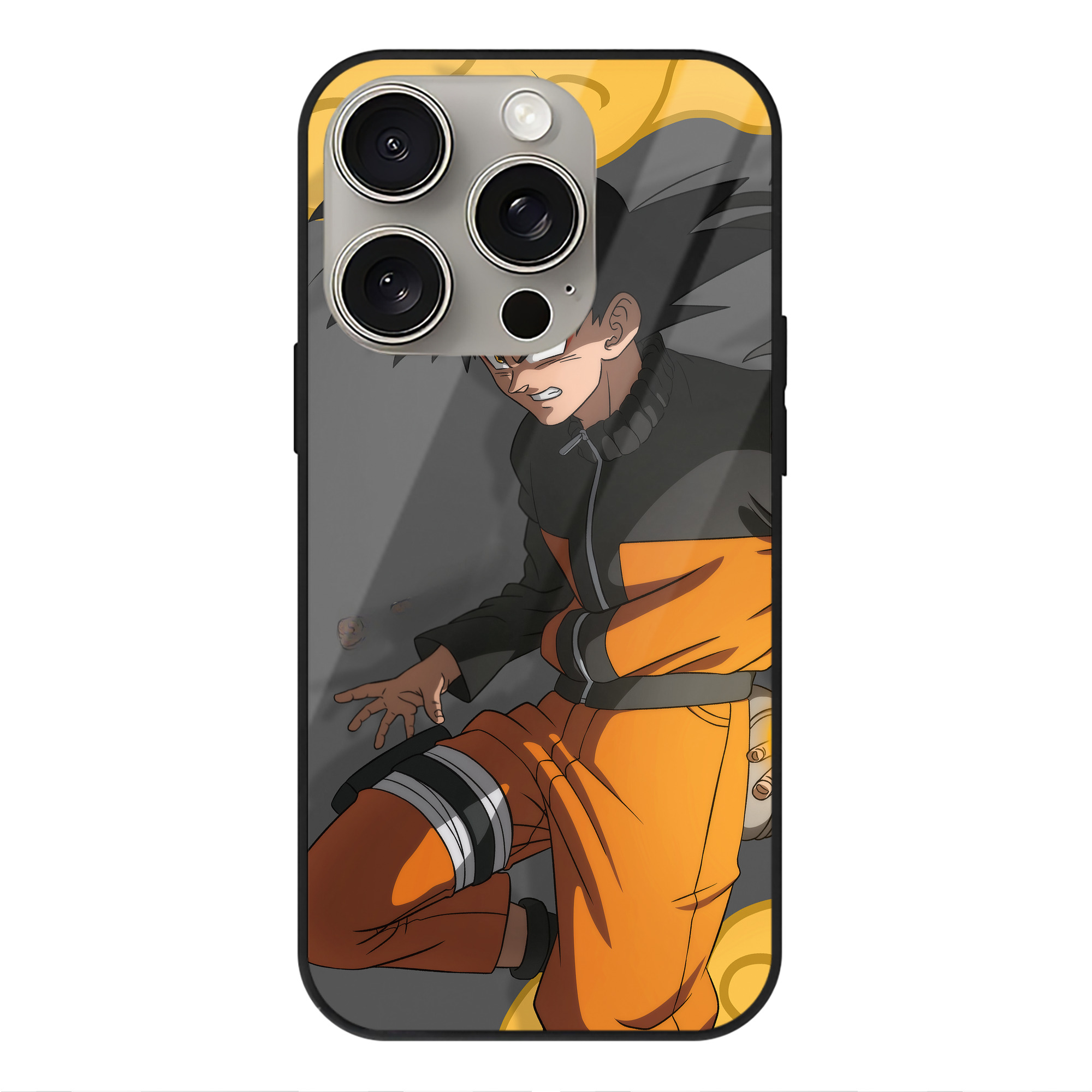 （画像用） ドラゴンボール DRAGON BALL 【iPhone15Pro対応】スマホケース 耐衝撃＆黄変防止 背面ガラス