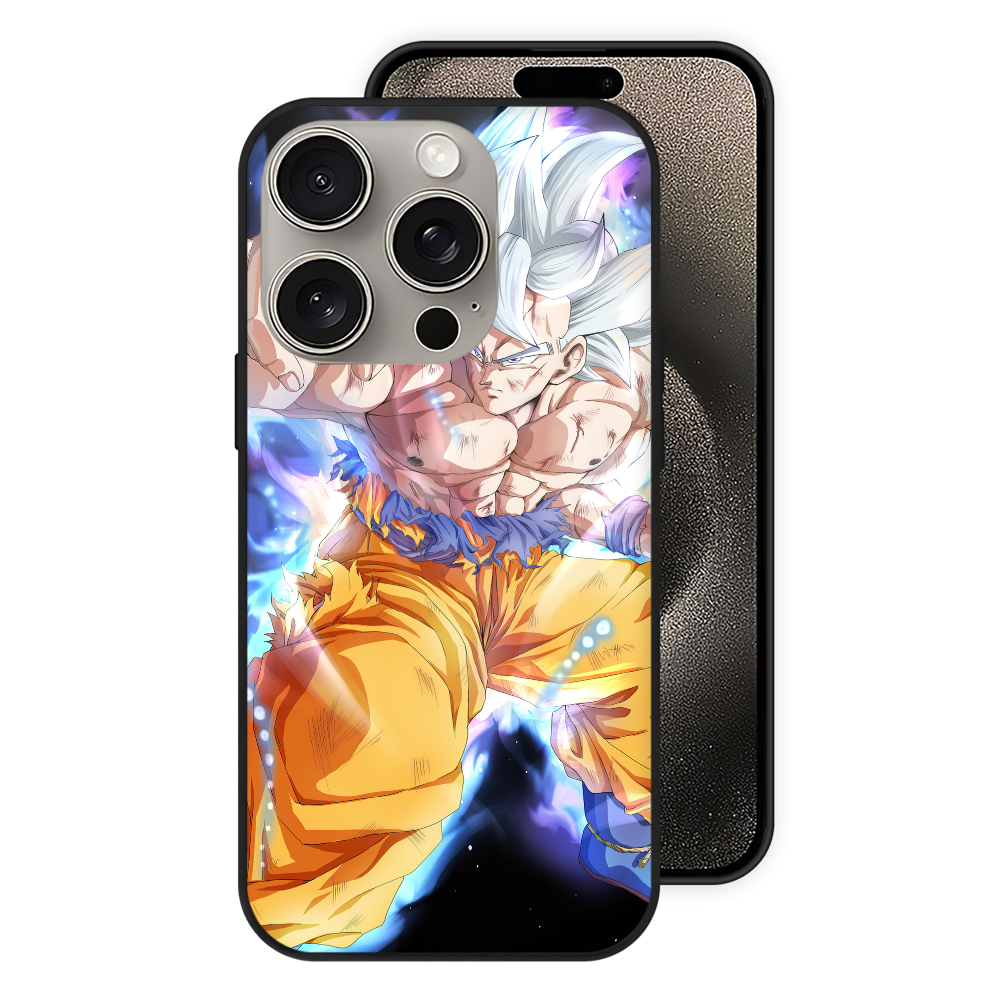 （画像用） ドラゴンボール DRAGON BALL 【iPhone15Pro対応】スマホケース 耐衝撃＆黄変防止 背面ガラス