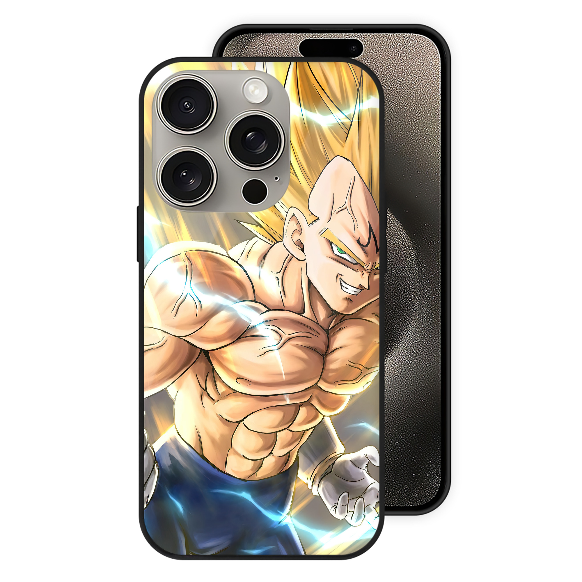 （画像用） ドラゴンボール DRAGON BALL 【iPhone15Pro対応】スマホケース 耐衝撃＆黄変防止 背面ガラス