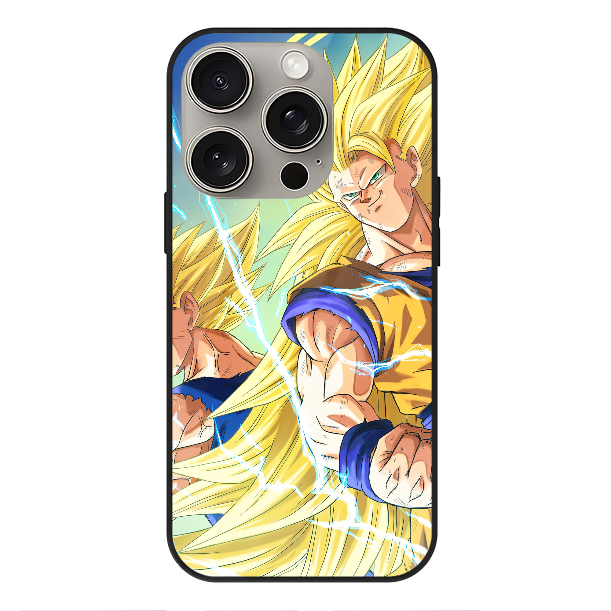（画像用） ドラゴンボール DRAGON BALL 【iPhone15Pro対応】スマホケース 耐衝撃＆黄変防止 背面ガラス