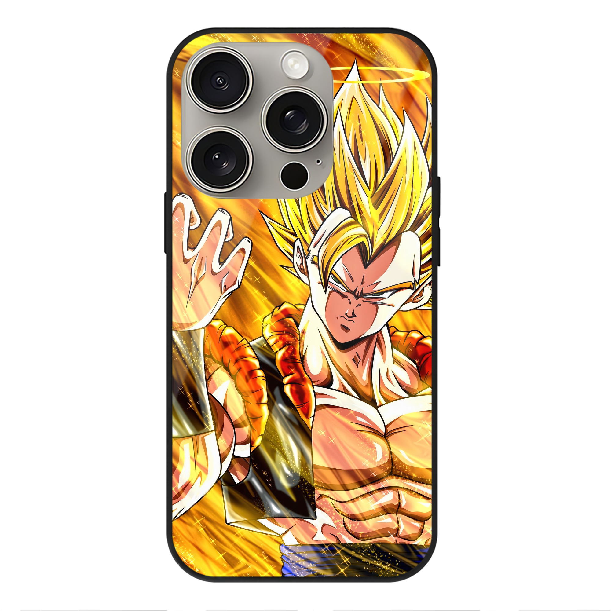 （画像用） ドラゴンボール DRAGON BALL 【iPhone15Pro対応】スマホケース 耐衝撃＆黄変防止 背面ガラス