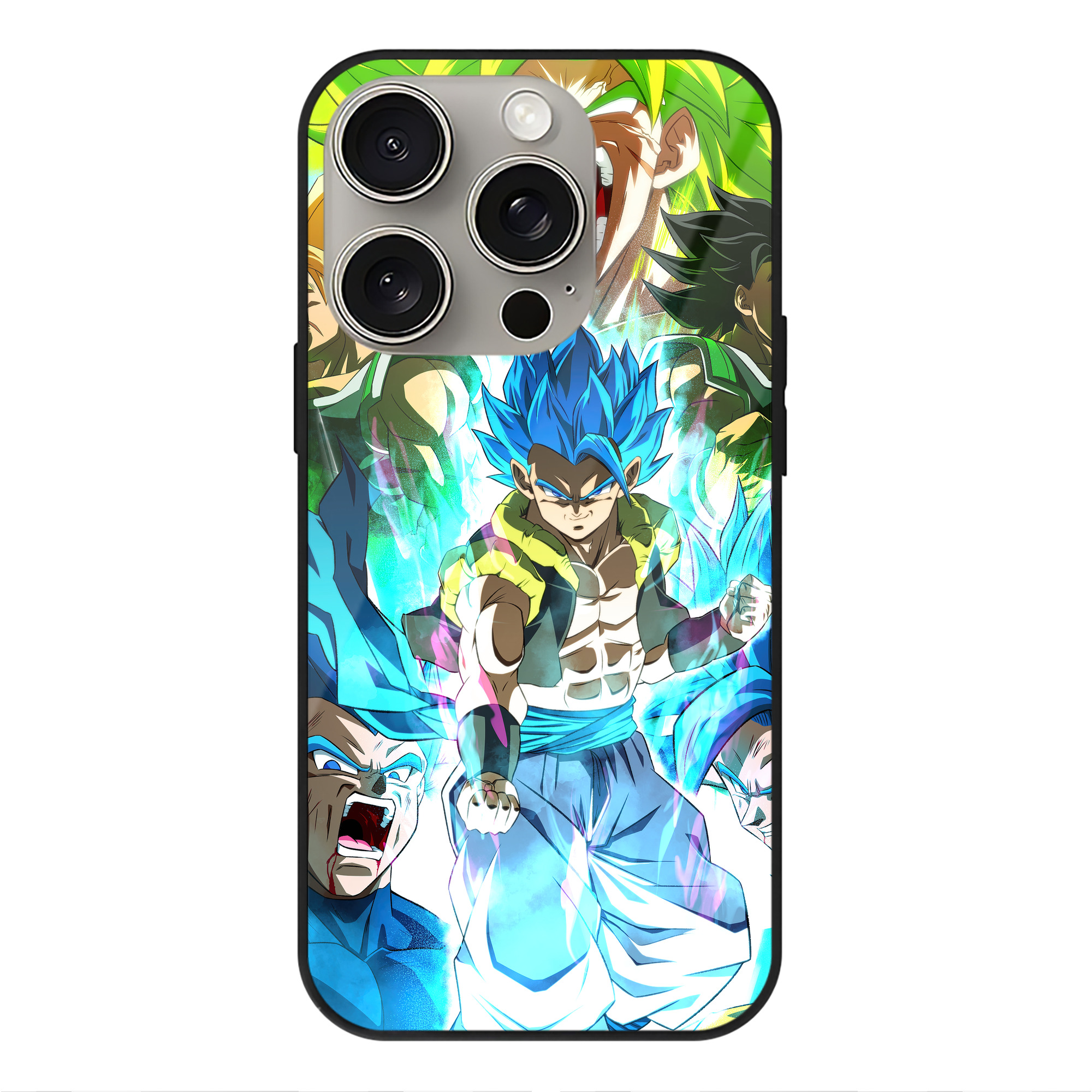 （画像用） ドラゴンボール DRAGON BALL 【iPhone15Pro対応】スマホケース 耐衝撃＆黄変防止 背面ガラス