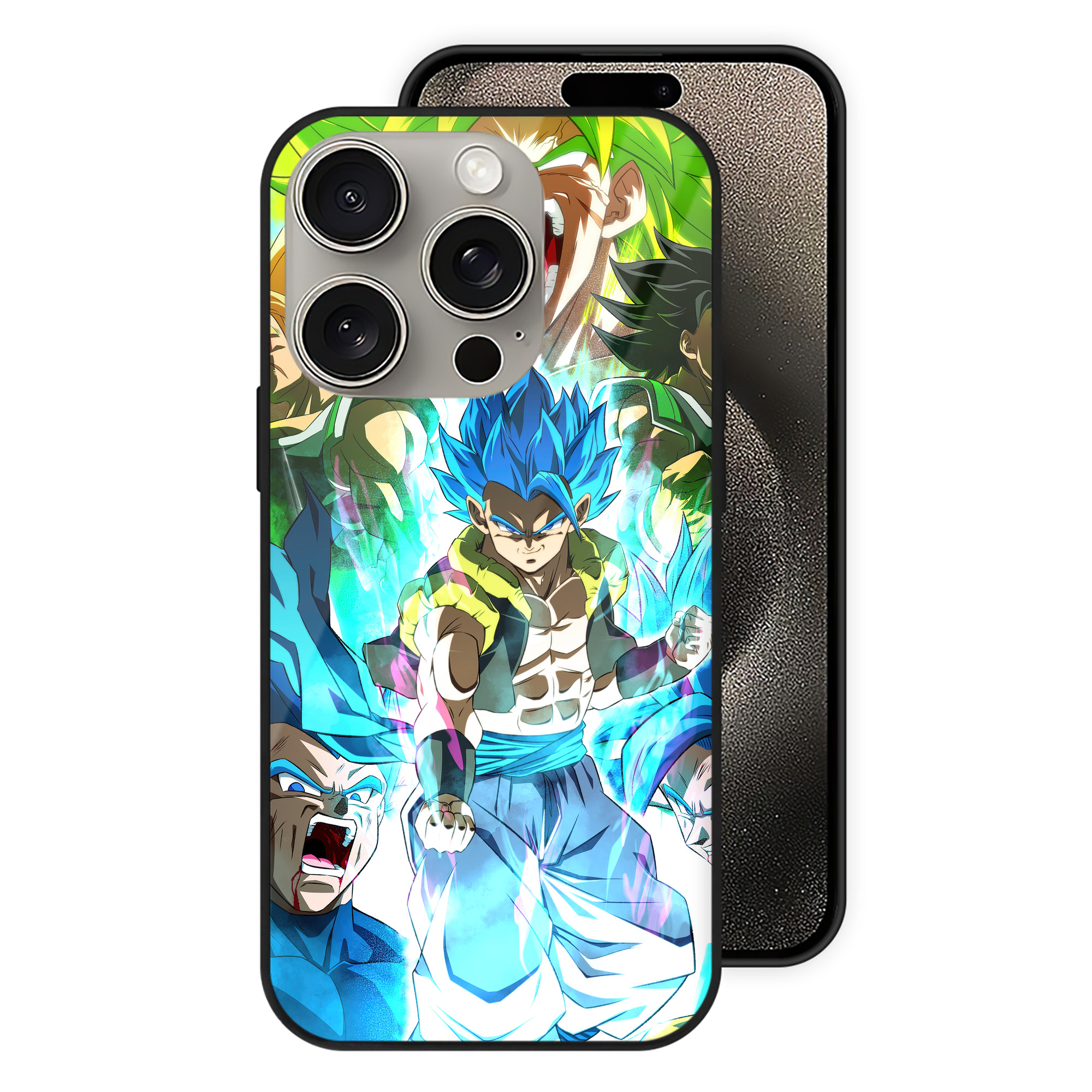 （画像用） ドラゴンボール DRAGON BALL 【iPhone15Pro対応】スマホケース 耐衝撃＆黄変防止 背面ガラス