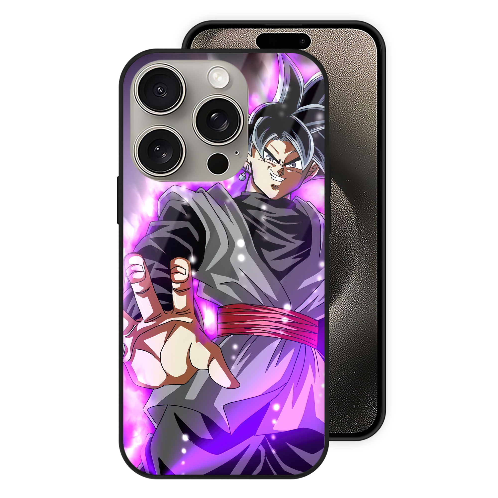（画像用） ドラゴンボール DRAGON BALL 【iPhone15Pro対応】スマホケース 耐衝撃＆黄変防止 背面ガラス