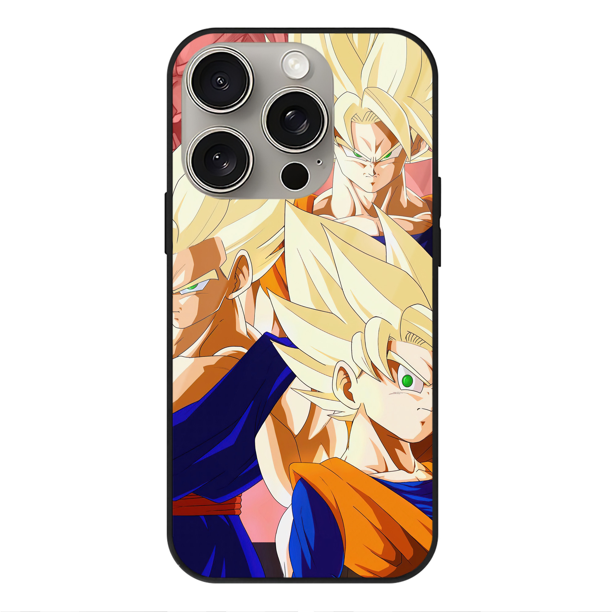 （画像用） ドラゴンボール DRAGON BALL 【iPhone15Pro対応】スマホケース 耐衝撃＆黄変防止 背面ガラス