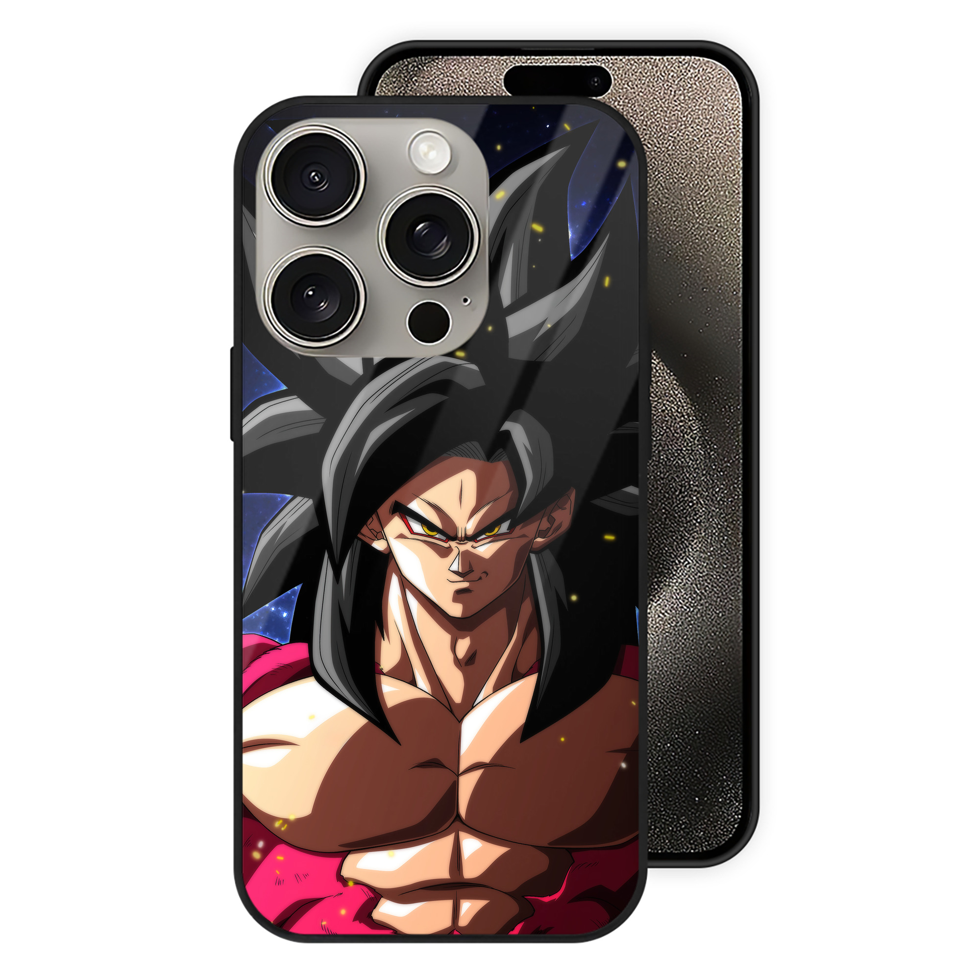 （画像用） ドラゴンボール DRAGON BALL 【iPhone15Pro対応】スマホケース 耐衝撃＆黄変防止 背面ガラス