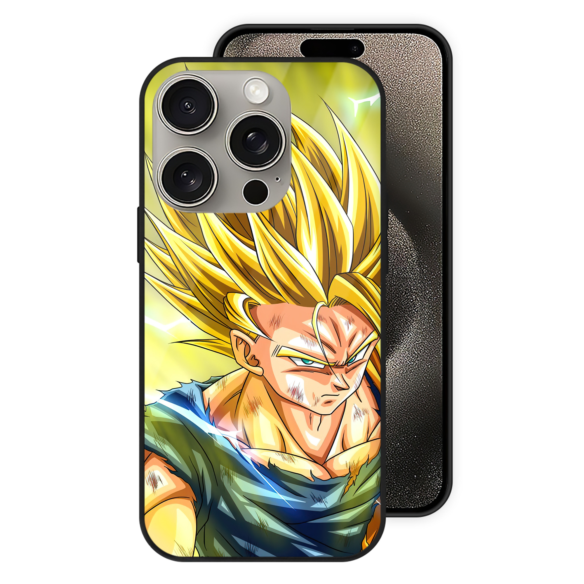 （画像用） ドラゴンボール DRAGON BALL 【iPhone15Pro対応】スマホケース 耐衝撃＆黄変防止 背面ガラス