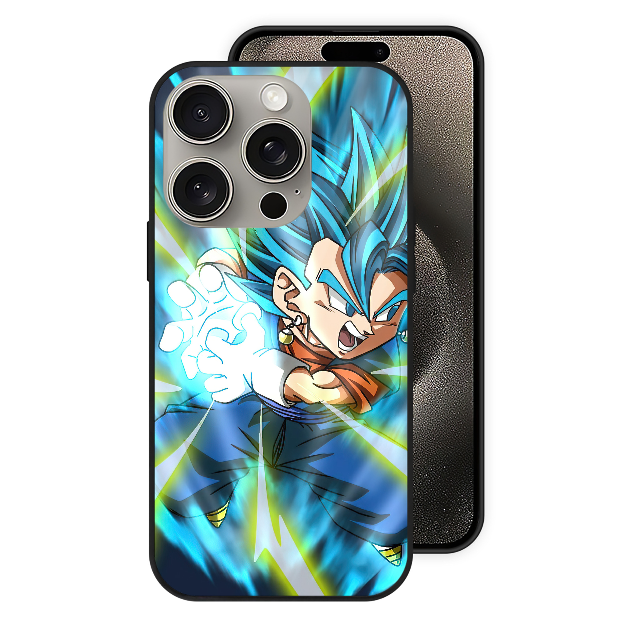 （画像用） ドラゴンボール DRAGON BALL 【iPhone15Pro対応】スマホケース 耐衝撃＆黄変防止 背面ガラス