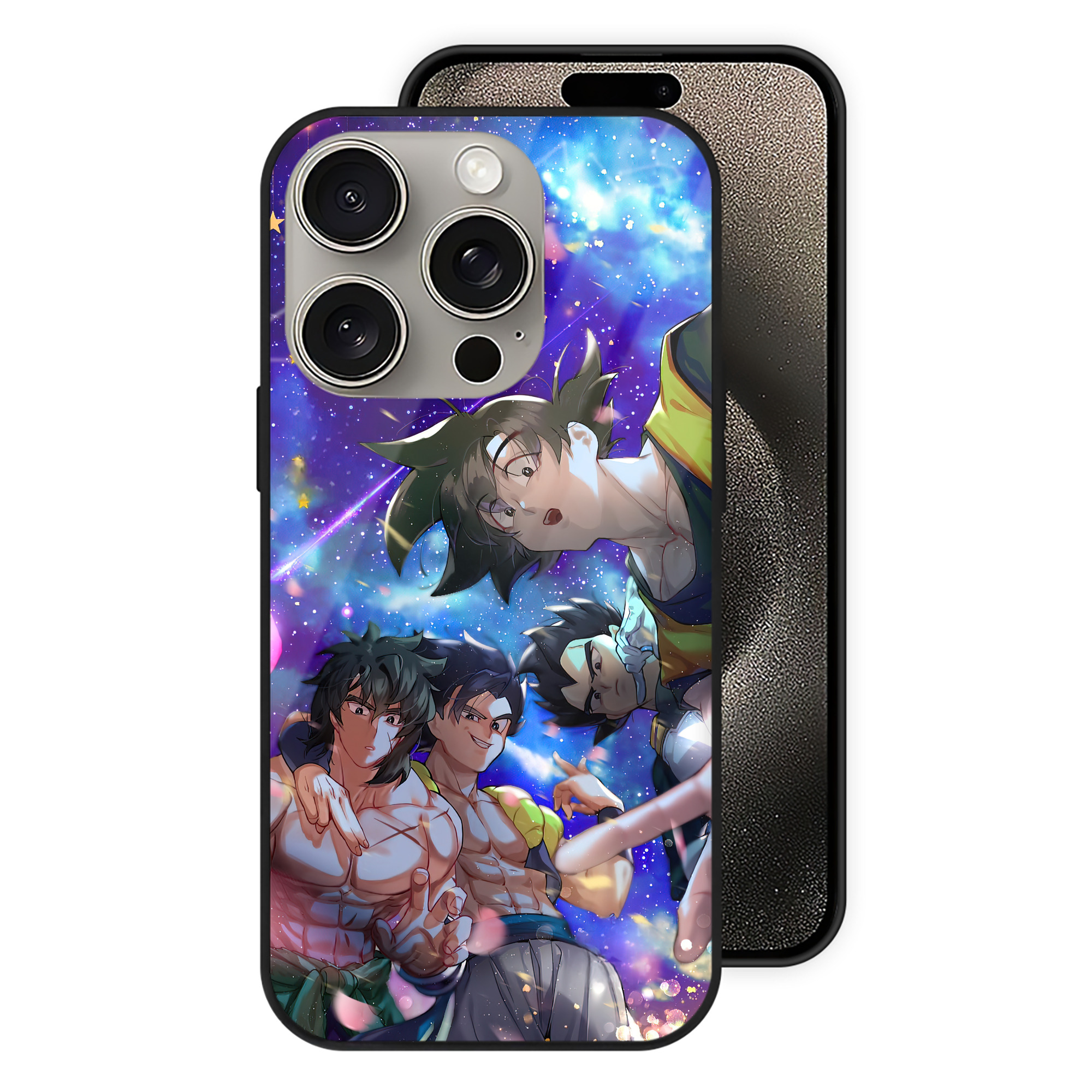 （画像用） ドラゴンボール DRAGON BALL 【iPhone15Pro対応】スマホケース 耐衝撃＆黄変防止 背面ガラス