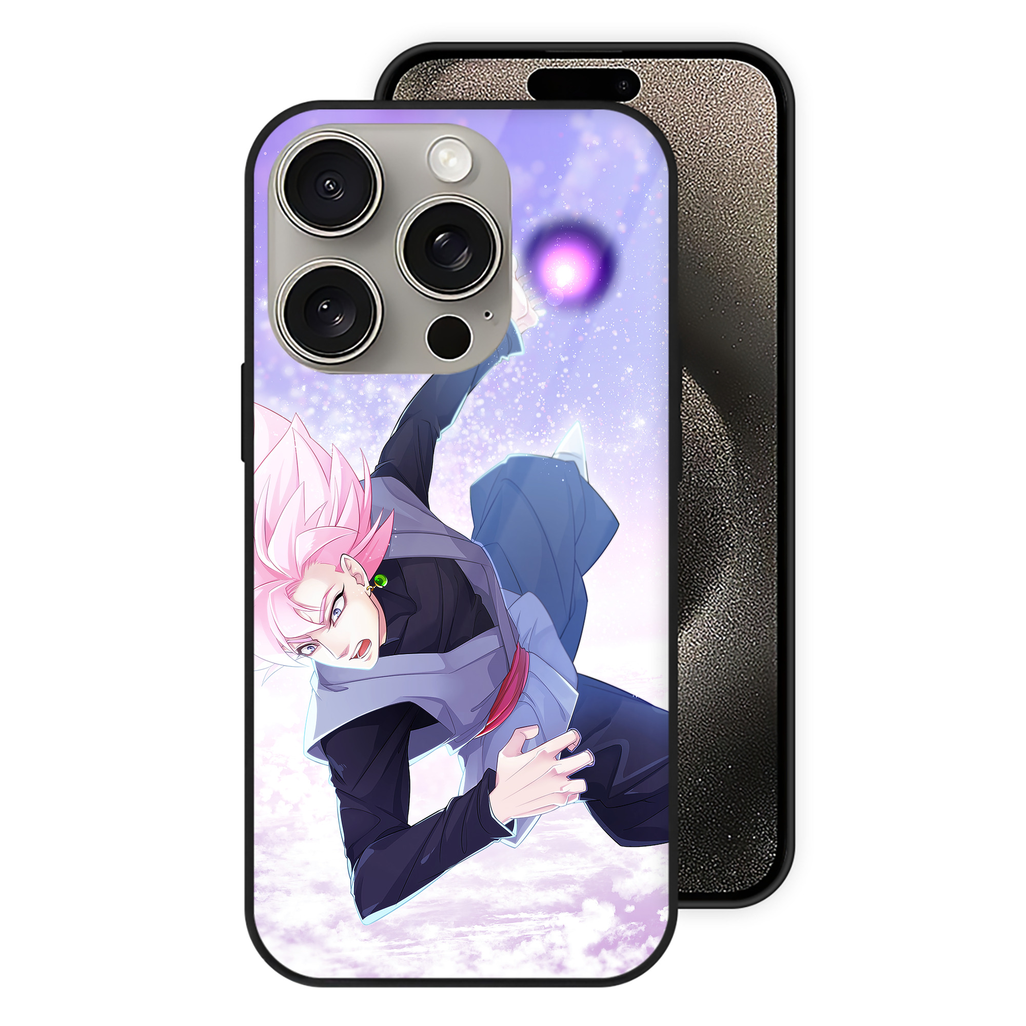 （画像用） ドラゴンボール DRAGON BALL 【iPhone15Pro対応】スマホケース 耐衝撃＆黄変防止 背面ガラス