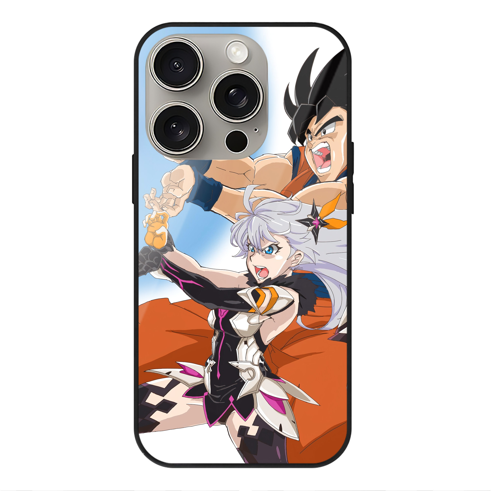 （画像用） ドラゴンボール DRAGON BALL 【iPhone15Pro対応】スマホケース 耐衝撃＆黄変防止 背面ガラス