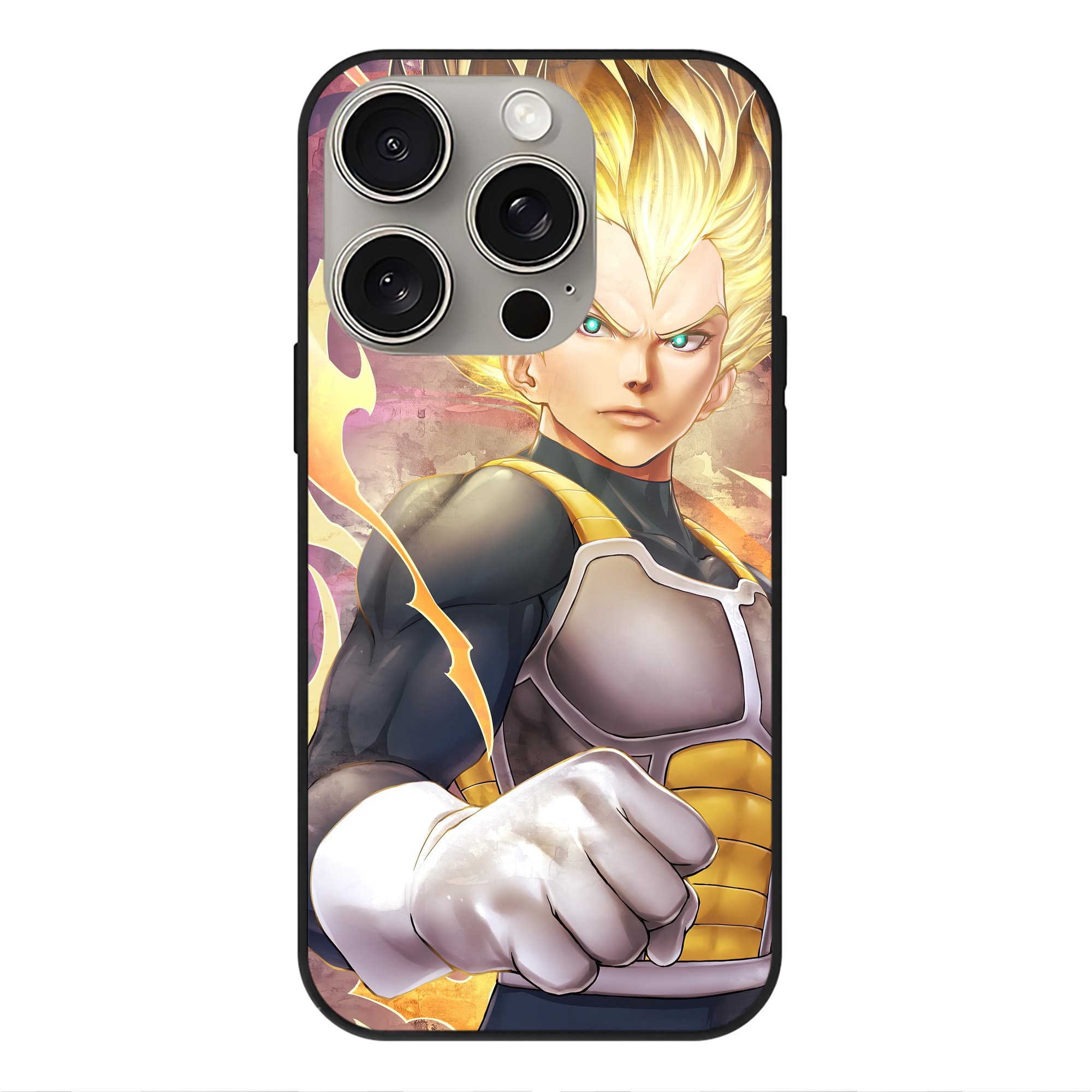 （画像用） ドラゴンボール DRAGON BALL 【iPhone15Pro対応】スマホケース 耐衝撃＆黄変防止 背面ガラス