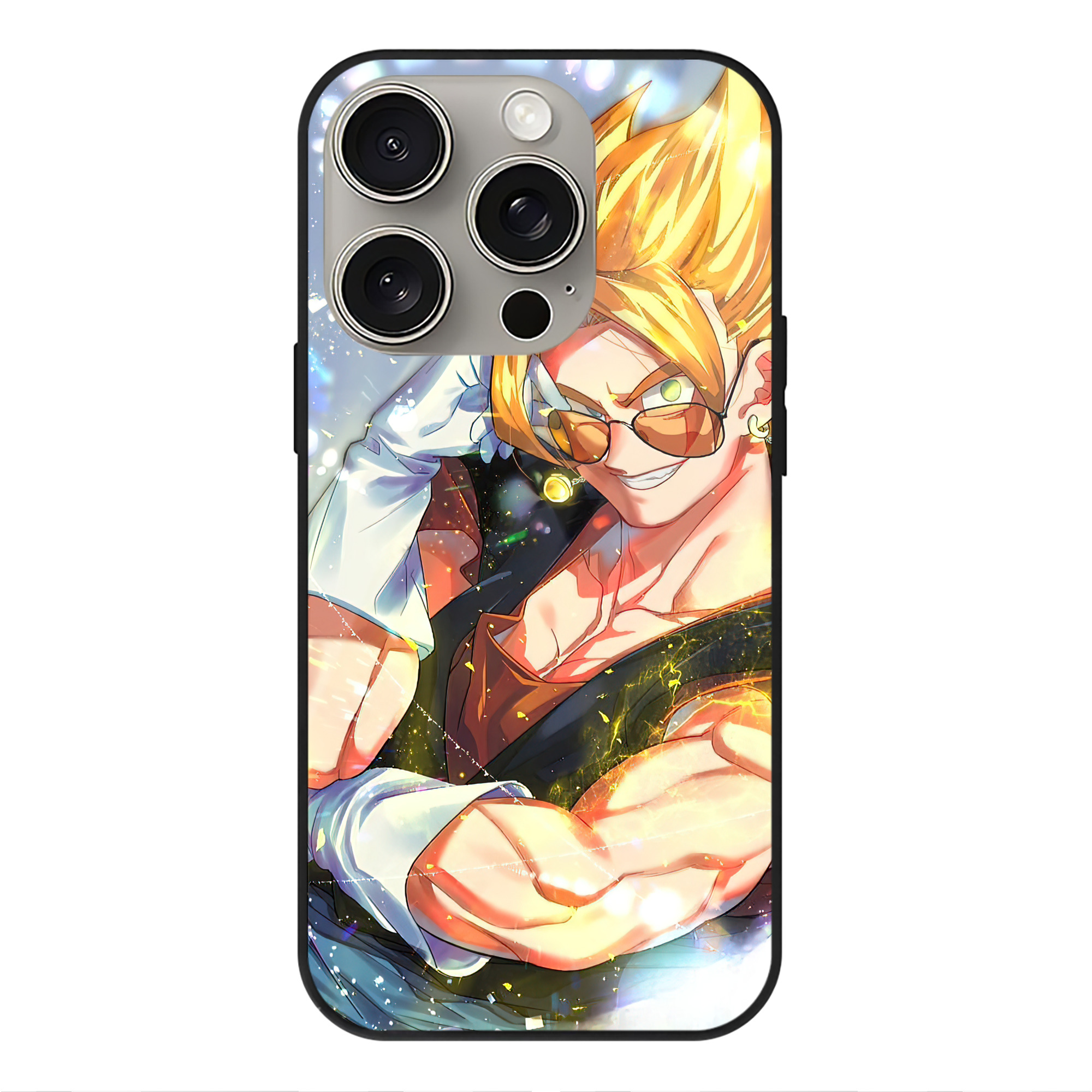 （画像用） ドラゴンボール DRAGON BALL 【iPhone15Pro対応】スマホケース 耐衝撃＆黄変防止 背面ガラス