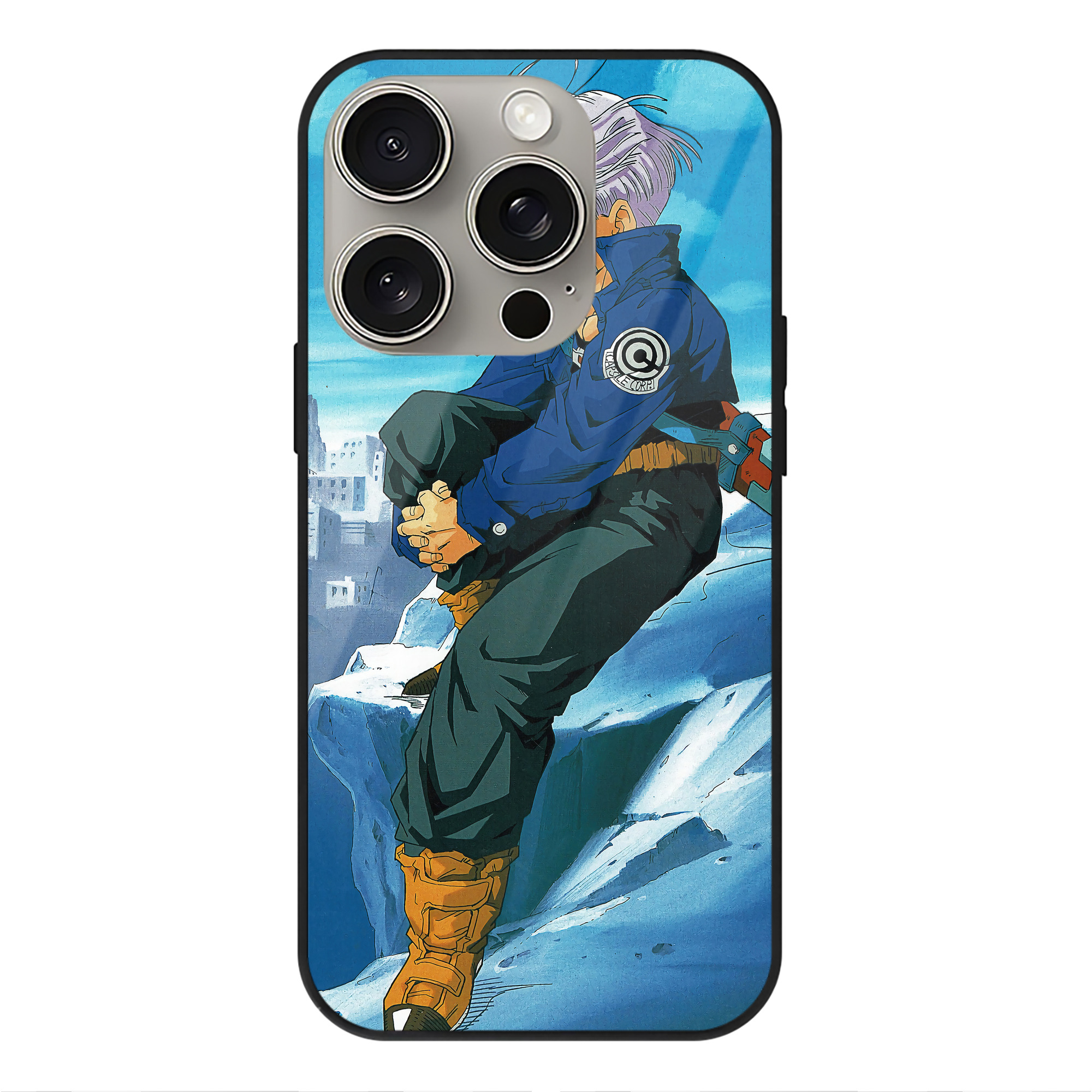 （画像用） ドラゴンボール DRAGON BALL 【iPhone15Pro対応】スマホケース 耐衝撃＆黄変防止 背面ガラス