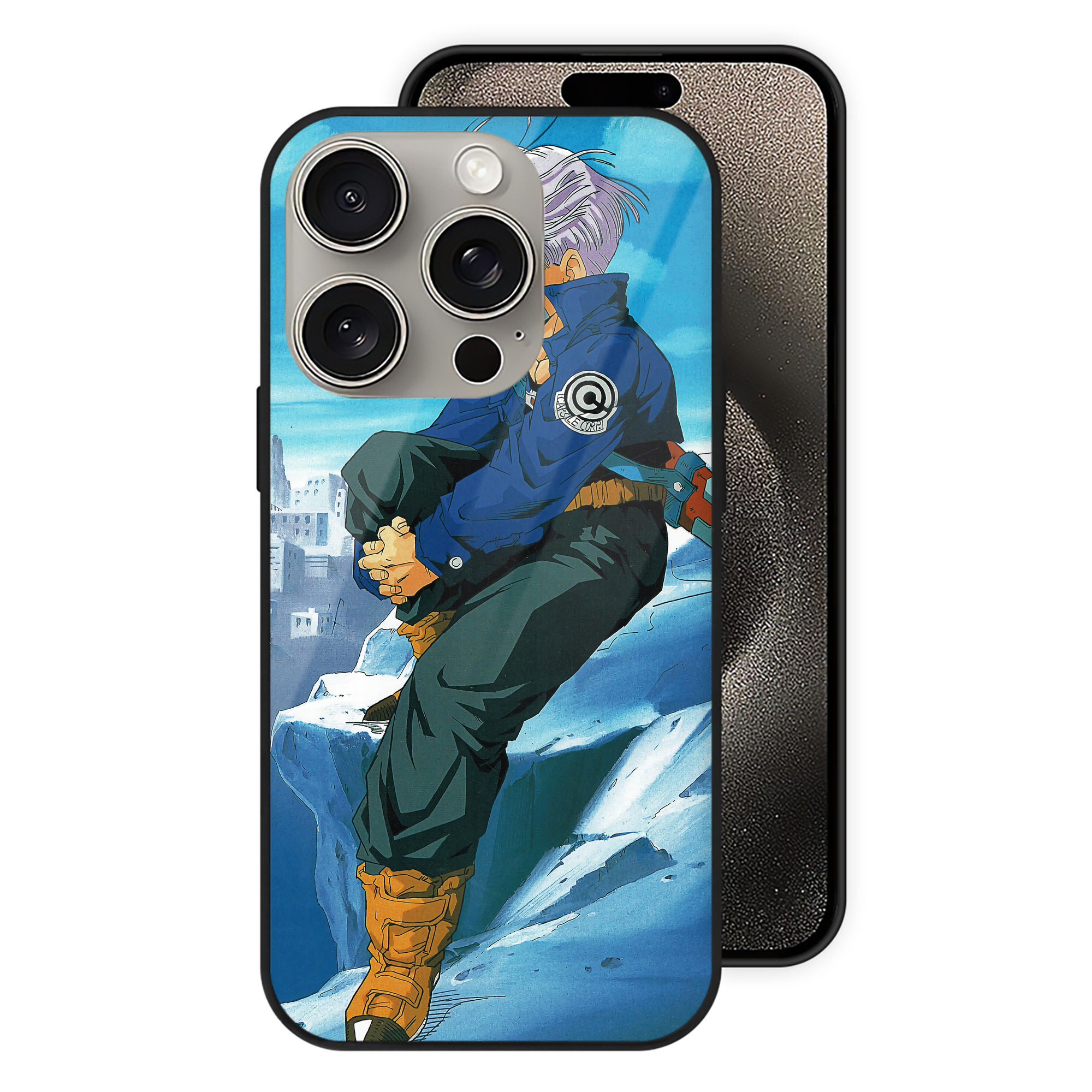 （画像用） ドラゴンボール DRAGON BALL 【iPhone15Pro対応】スマホケース 耐衝撃＆黄変防止 背面ガラス