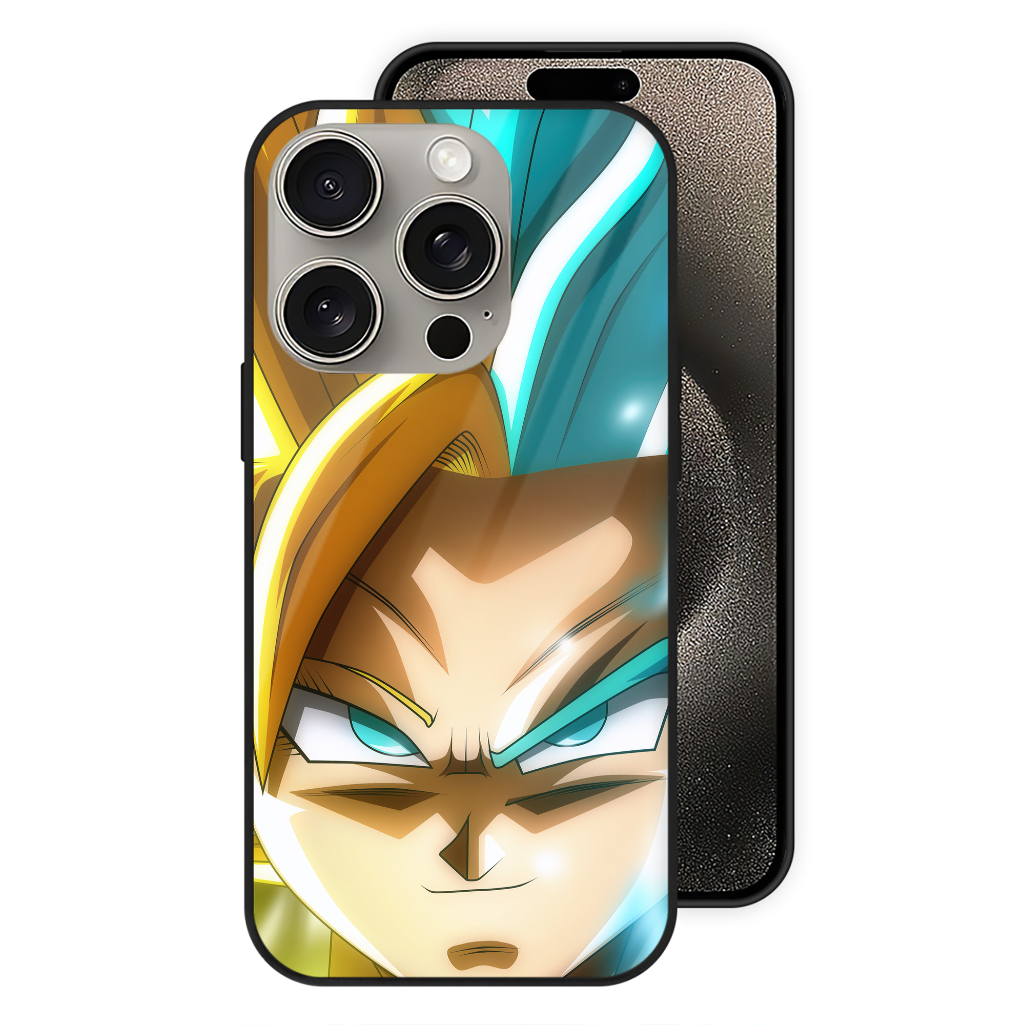 （画像用） ドラゴンボール DRAGON BALL 【iPhone15Pro対応】スマホケース 耐衝撃＆黄変防止 背面ガラス
