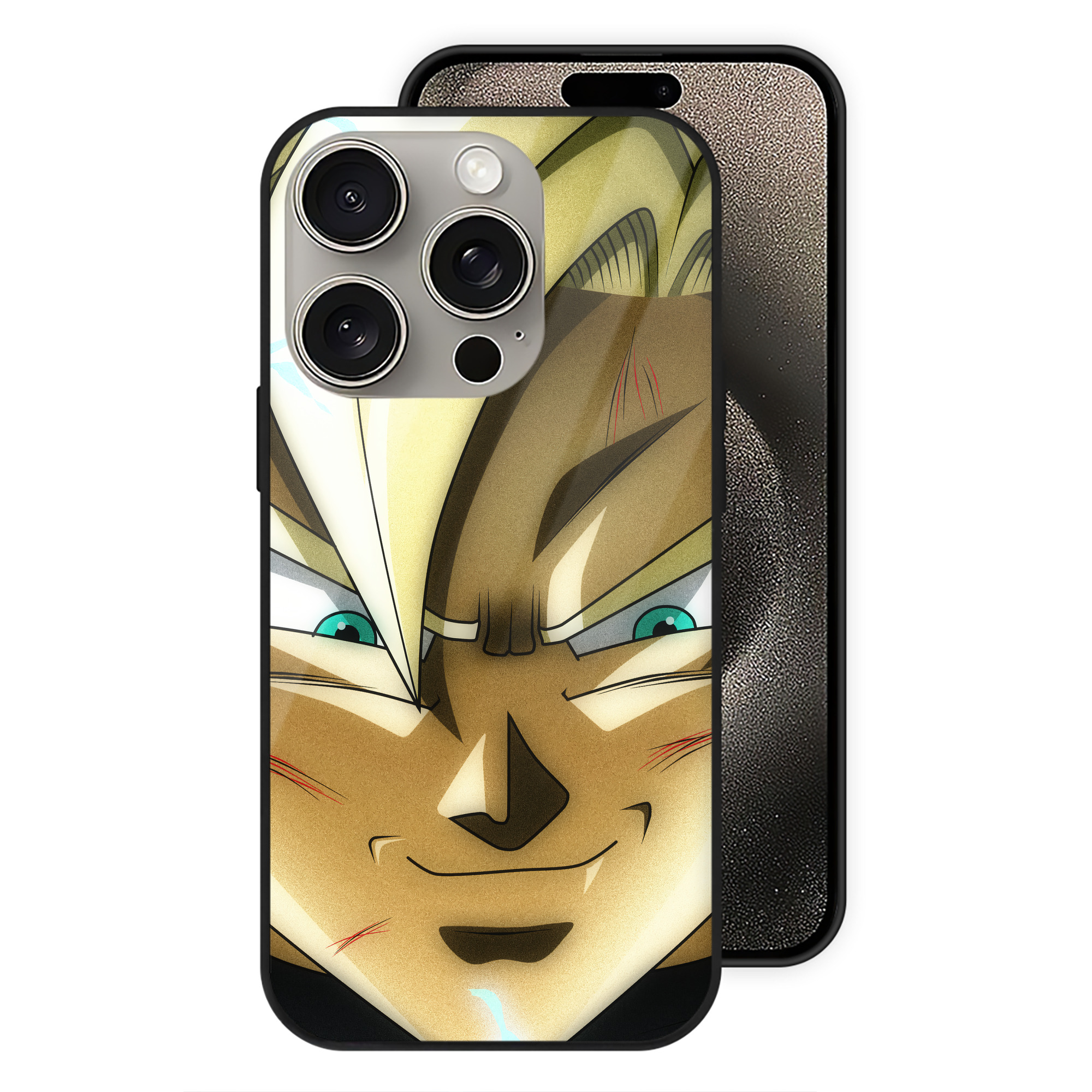 （画像用） ドラゴンボール DRAGON BALL 【iPhone15Pro対応】スマホケース 耐衝撃＆黄変防止 背面ガラス