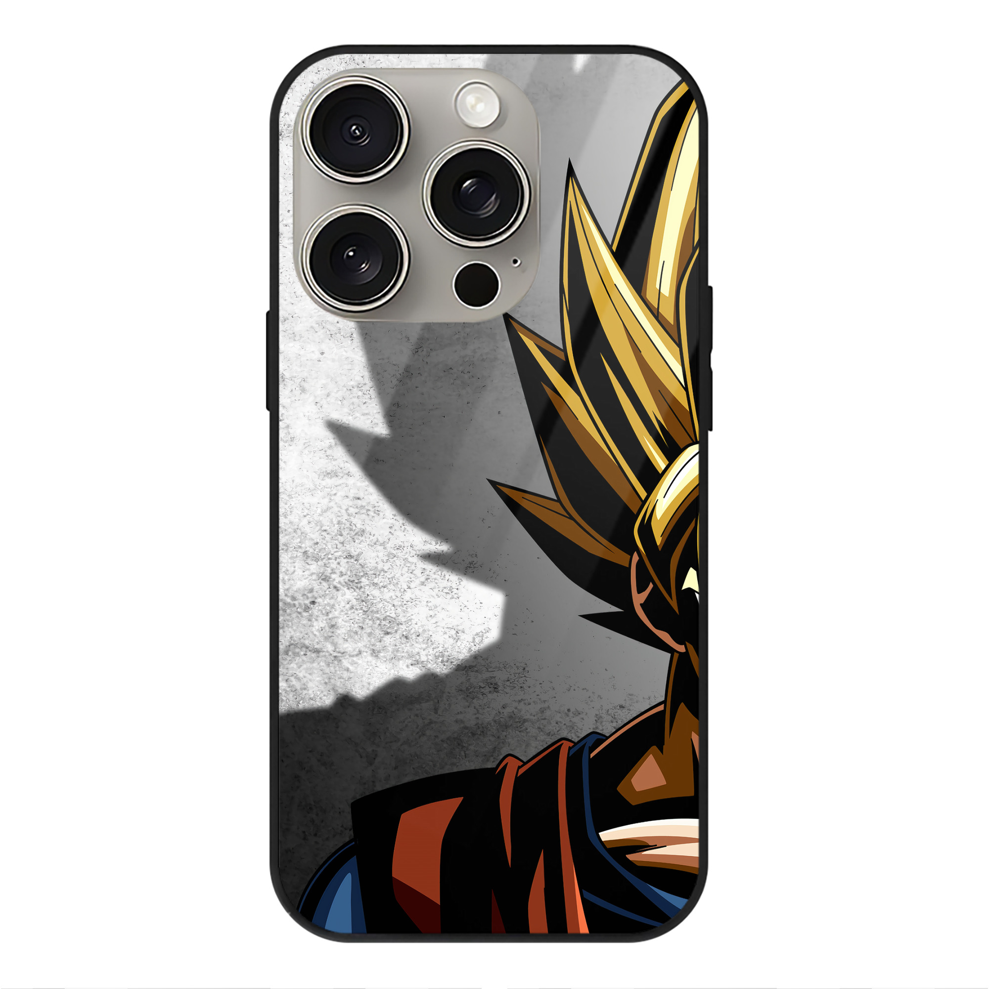 （画像用） ドラゴンボール DRAGON BALL 【iPhone15Pro対応】スマホケース 耐衝撃＆黄変防止 背面ガラス