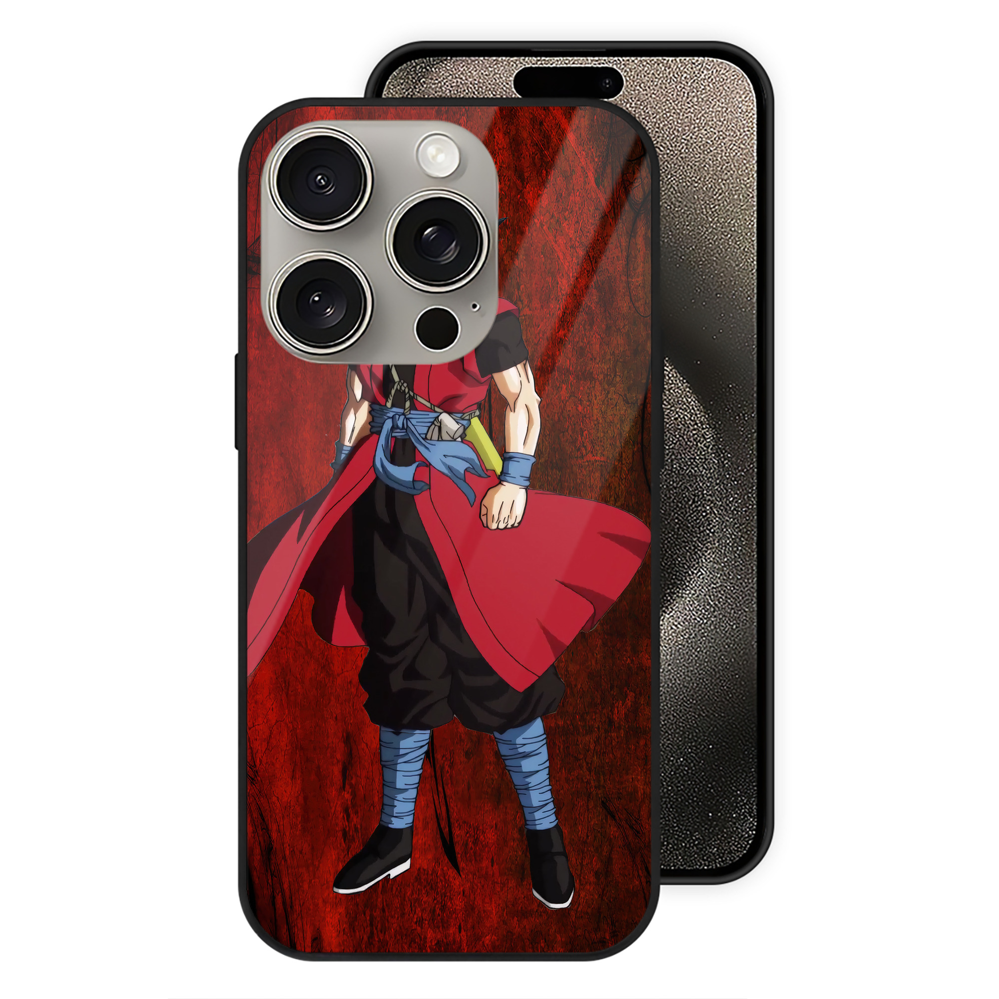 （画像用） ドラゴンボール DRAGON BALL 【iPhone15Pro対応】スマホケース 耐衝撃＆黄変防止 背面ガラス