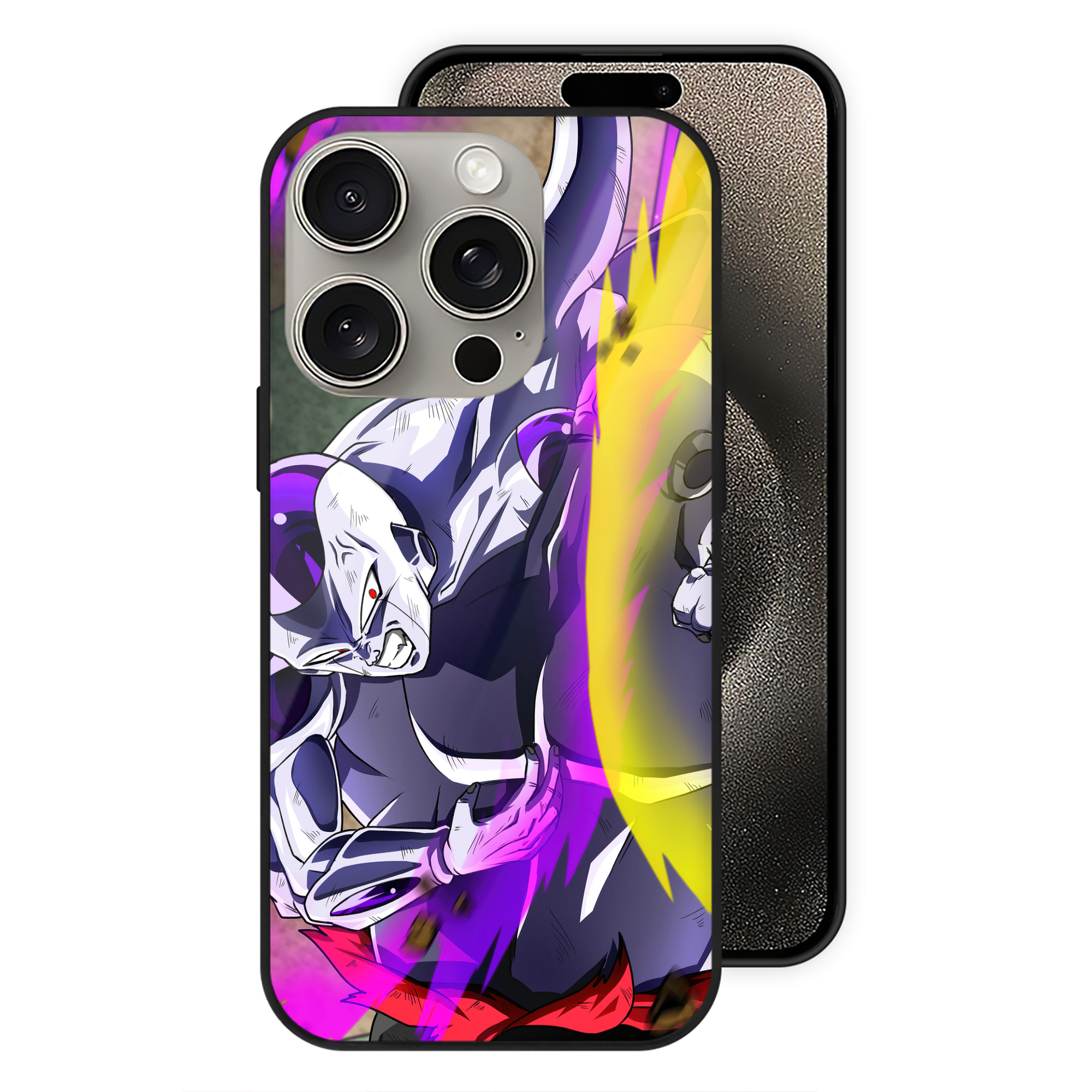 （画像用） ドラゴンボール DRAGON BALL 【iPhone15Pro対応】スマホケース 耐衝撃＆黄変防止 背面ガラス