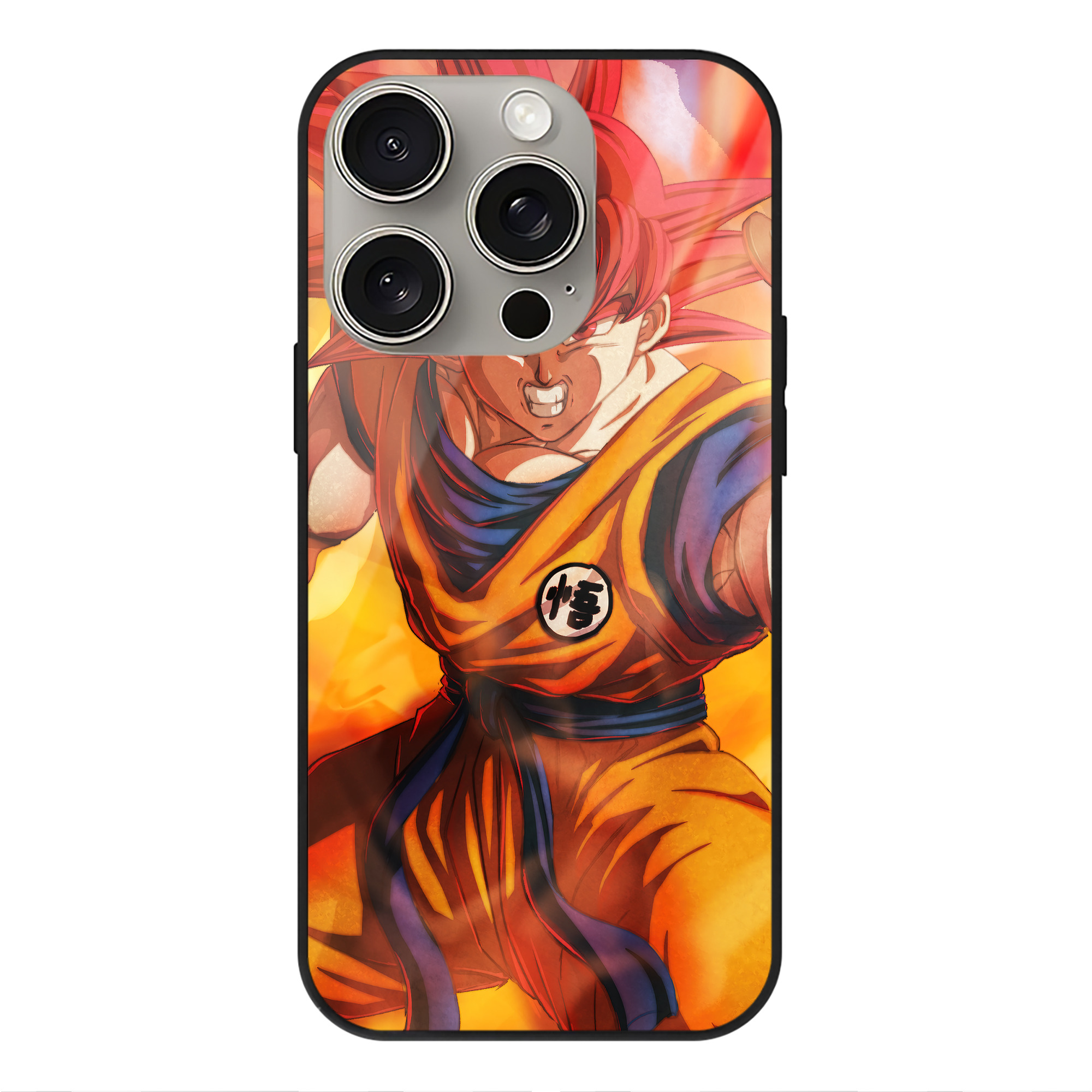 （画像用） ドラゴンボール DRAGON BALL 【iPhone15Pro対応】スマホケース 耐衝撃＆黄変防止 背面ガラス