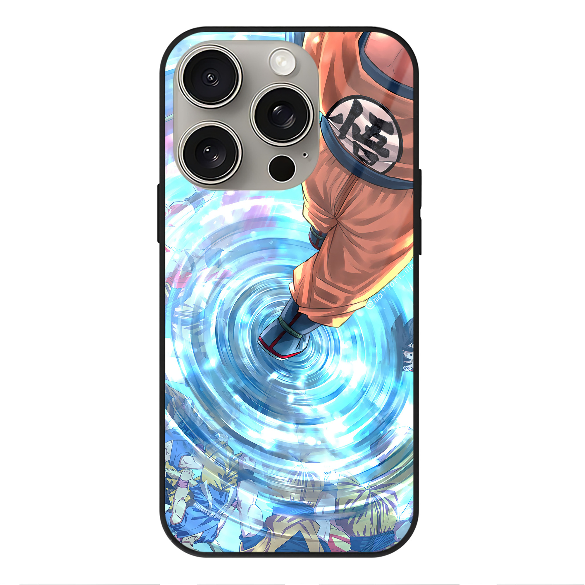 （画像用） ドラゴンボール DRAGON BALL 【iPhone15Pro対応】スマホケース 耐衝撃＆黄変防止 背面ガラス