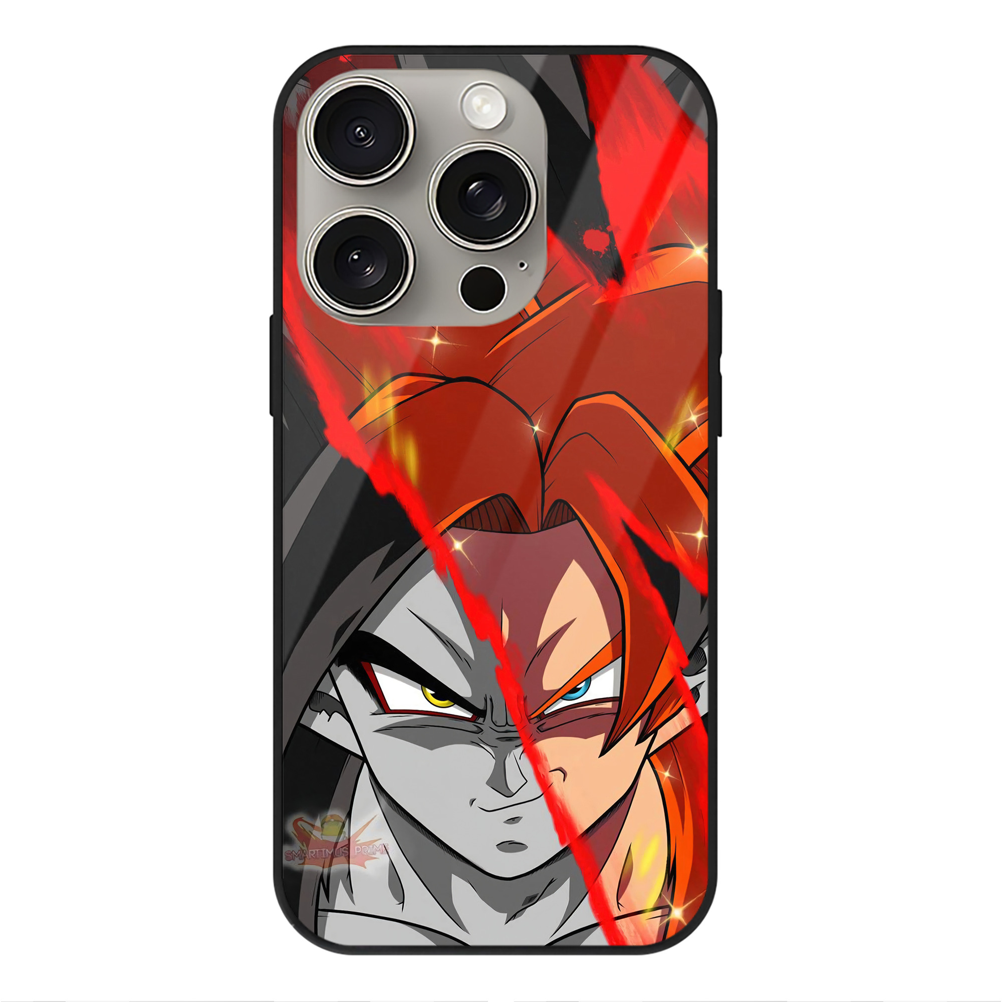 （画像用） ドラゴンボール DRAGON BALL 【iPhone15Pro対応】スマホケース 耐衝撃＆黄変防止 背面ガラス