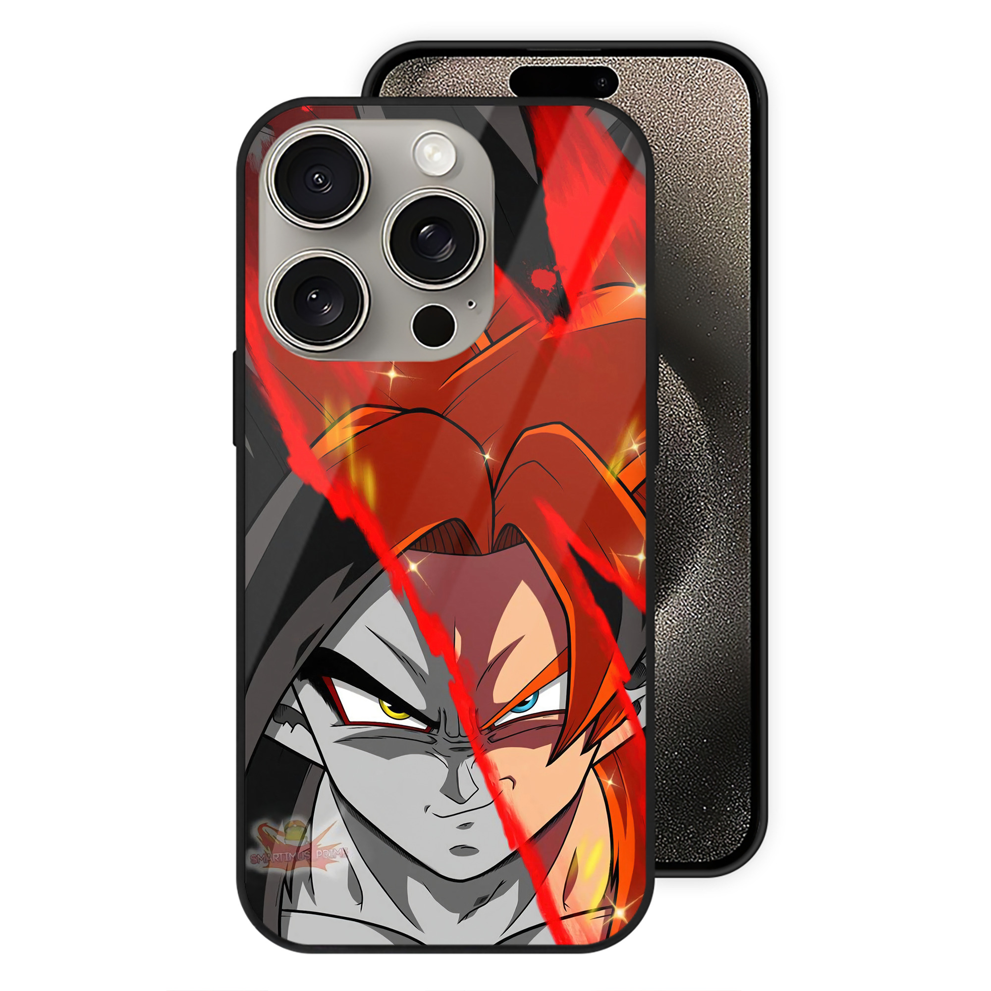 （画像用） ドラゴンボール DRAGON BALL 【iPhone15Pro対応】スマホケース 耐衝撃＆黄変防止 背面ガラス