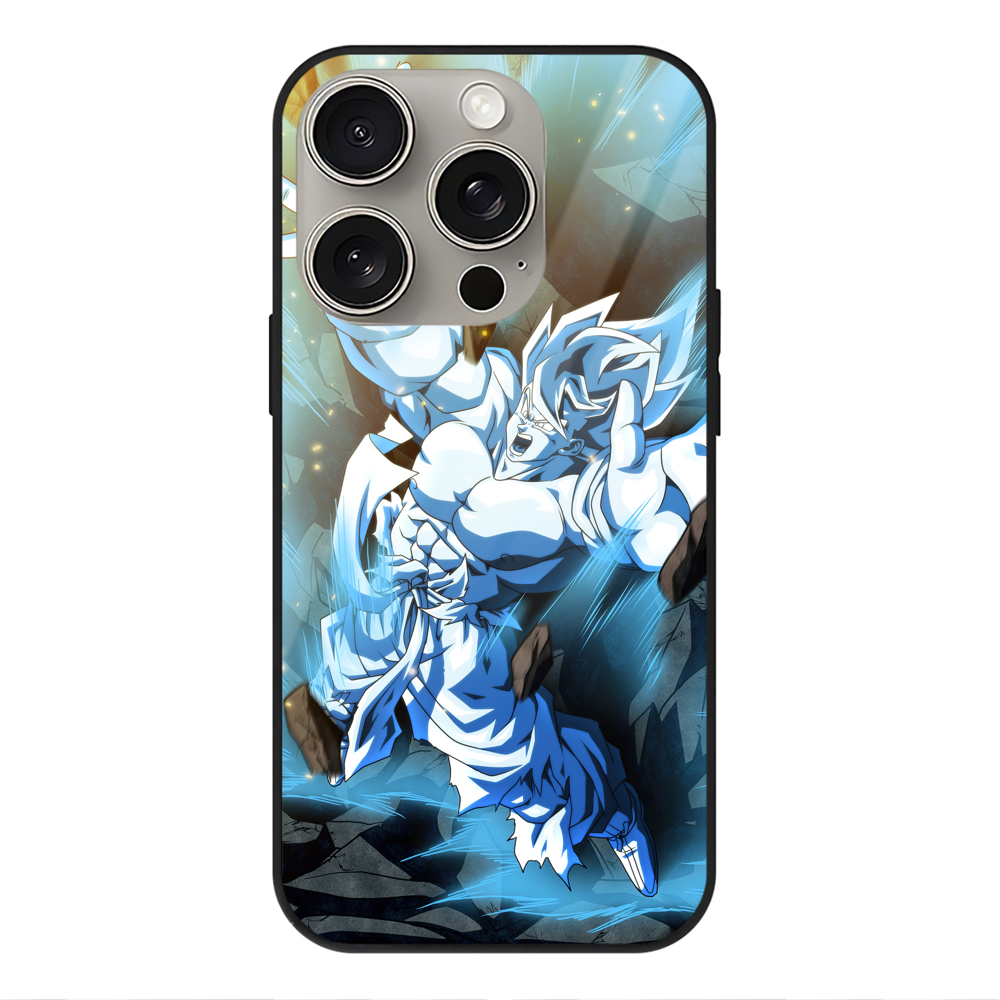 （画像用） ドラゴンボール DRAGON BALL 【iPhone15Pro対応】スマホケース 耐衝撃＆黄変防止 背面ガラス