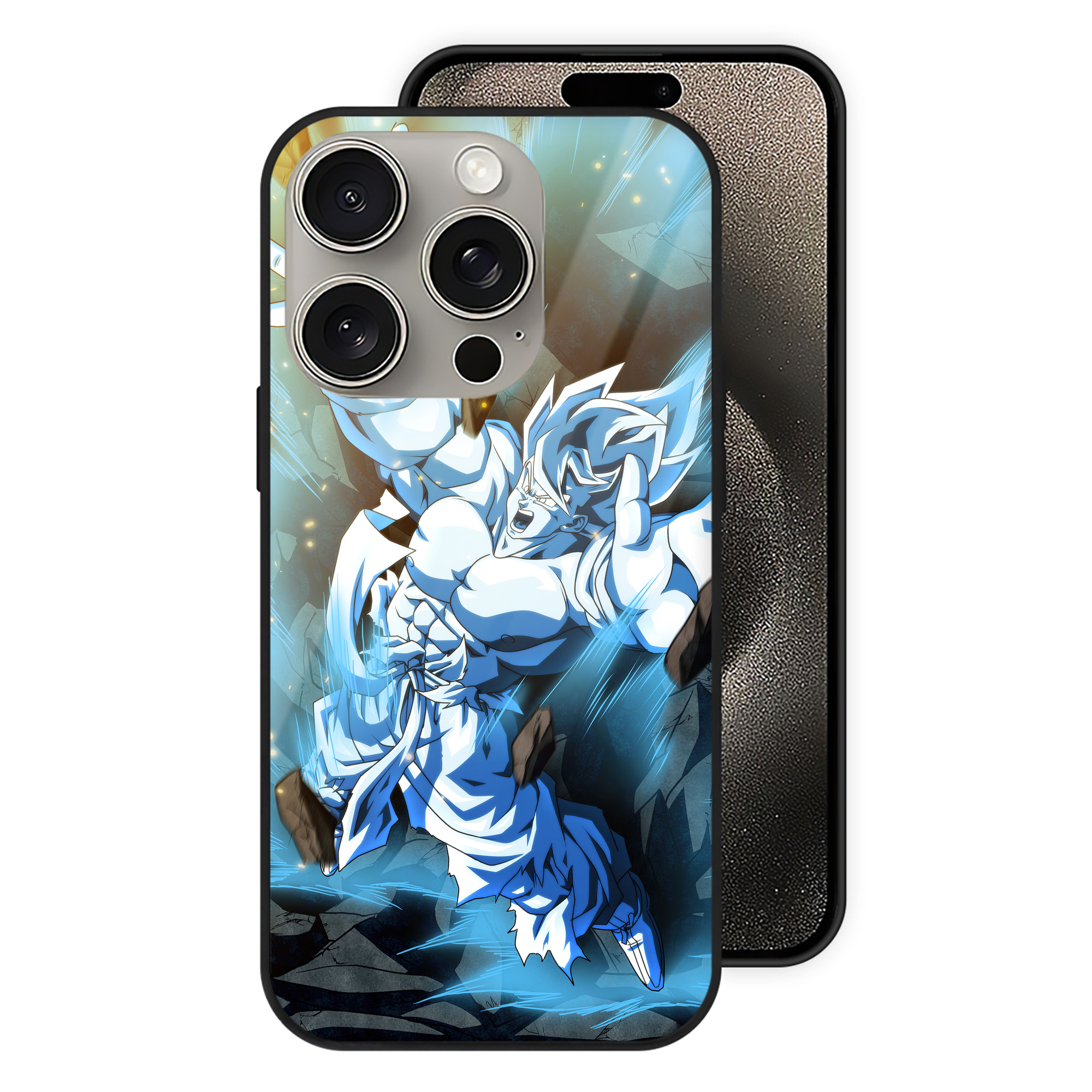 （画像用） ドラゴンボール DRAGON BALL 【iPhone15Pro対応】スマホケース 耐衝撃＆黄変防止 背面ガラス