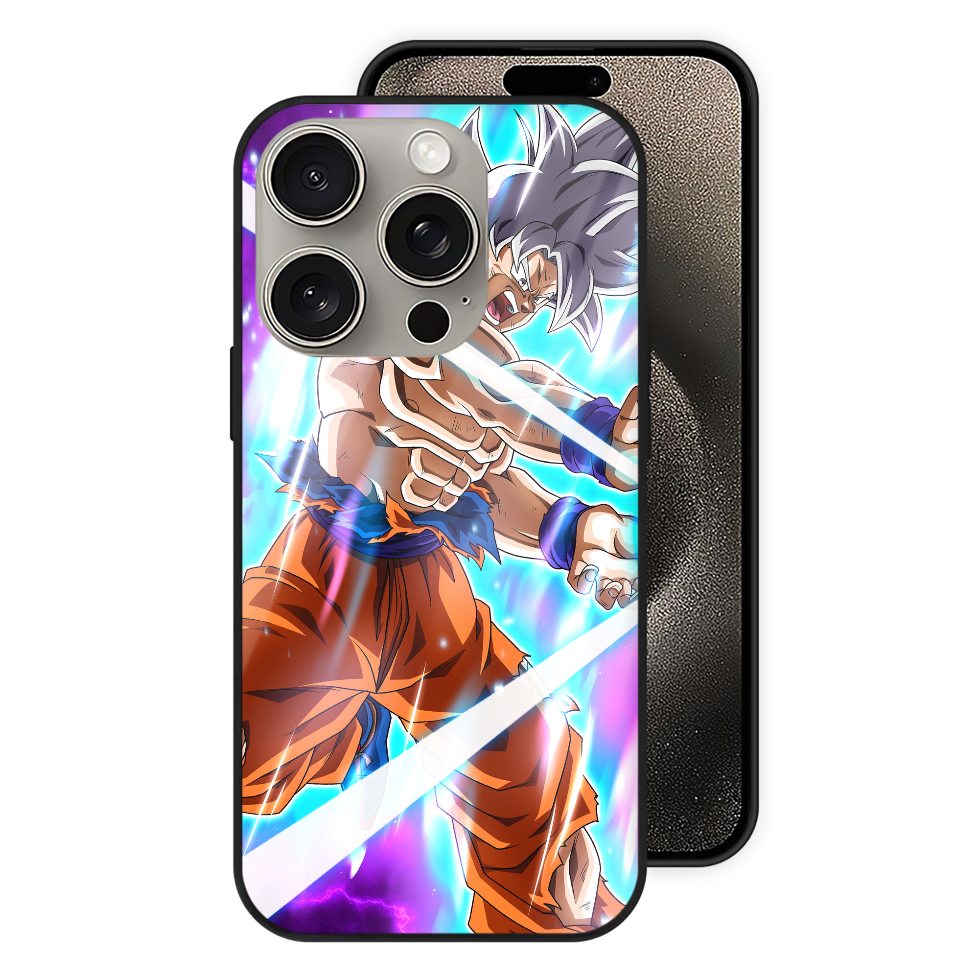 （画像用） ドラゴンボール DRAGON BALL 【iPhone15Pro対応】スマホケース 耐衝撃＆黄変防止 背面ガラス