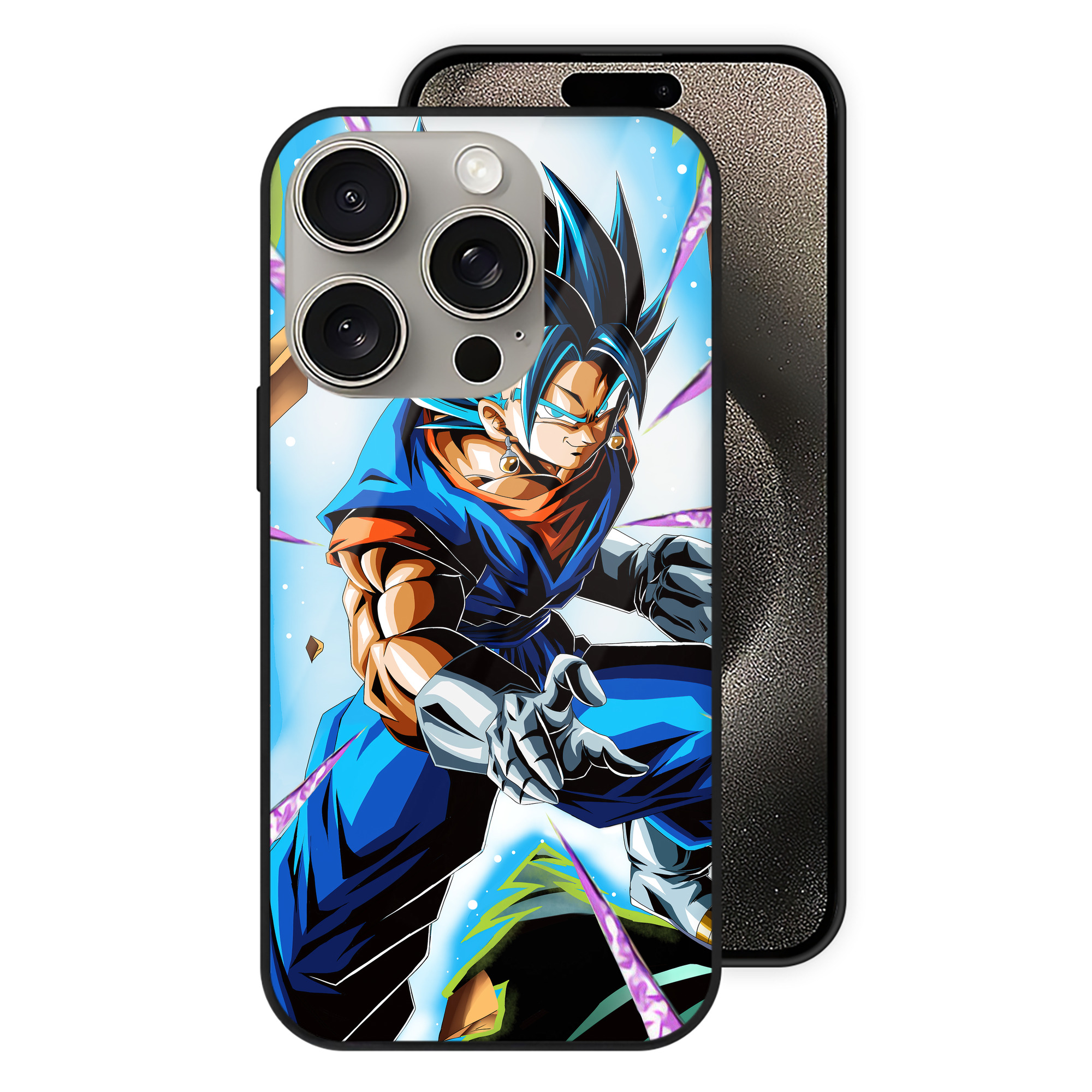 （画像用） ドラゴンボール DRAGON BALL 【iPhone15Pro対応】スマホケース 耐衝撃＆黄変防止 背面ガラス