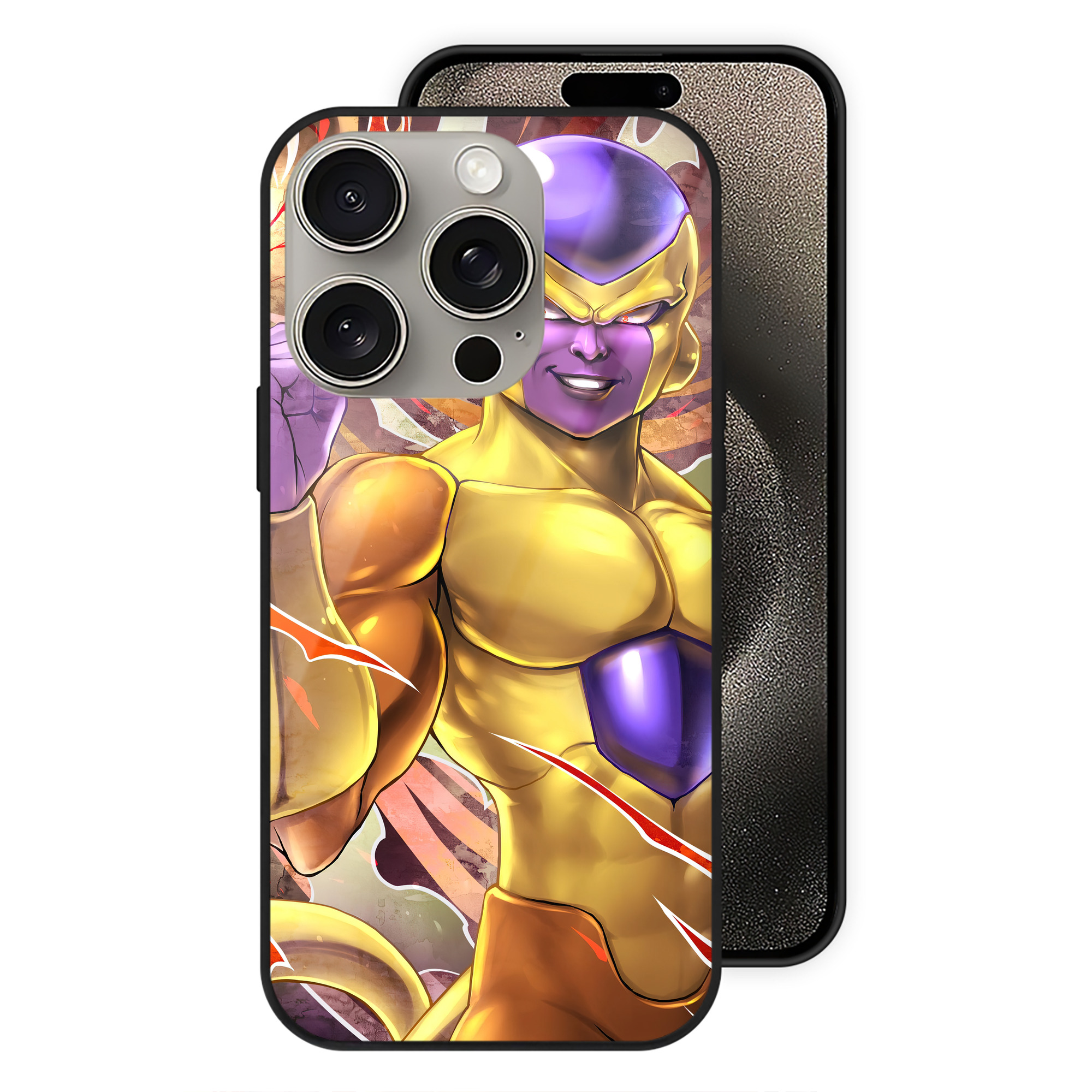 （画像用） ドラゴンボール DRAGON BALL 【iPhone15Pro対応】スマホケース 耐衝撃＆黄変防止 背面ガラス
