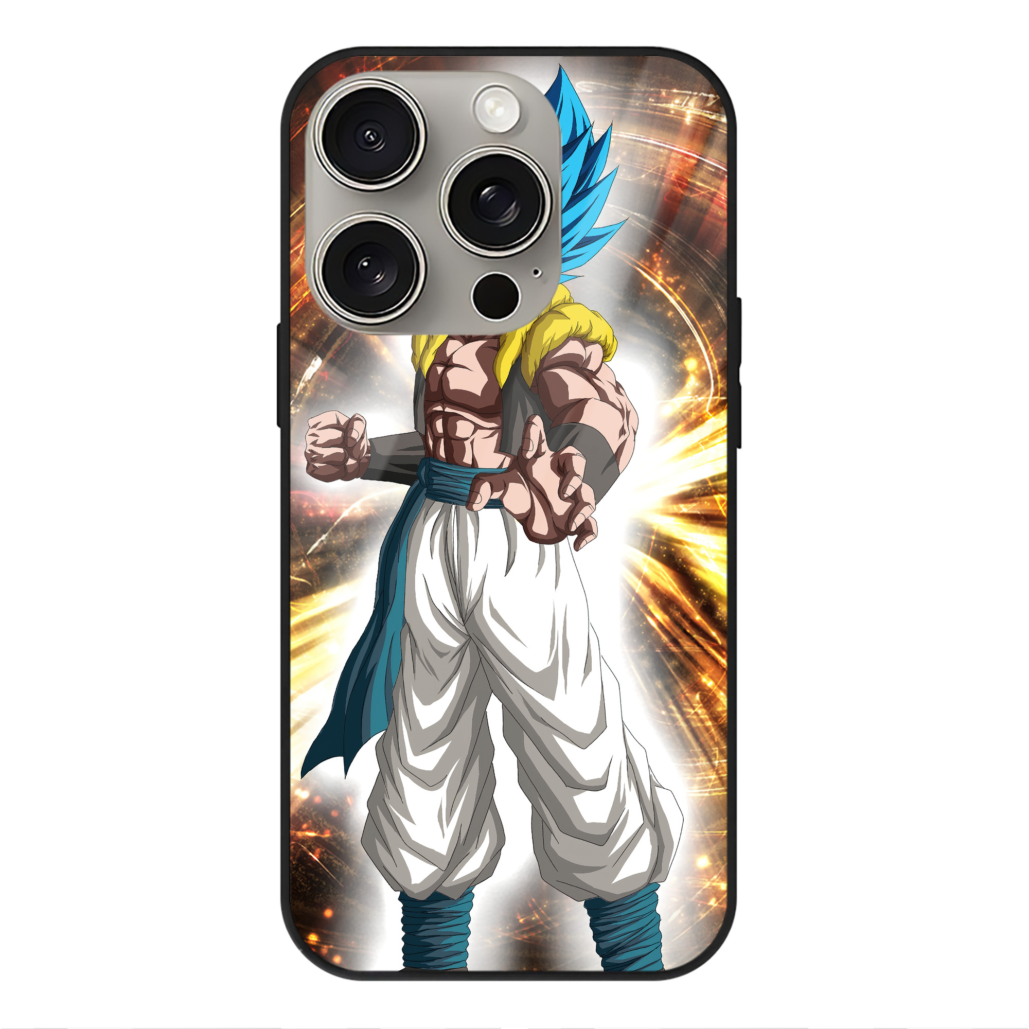 （画像用） ドラゴンボール DRAGON BALL 【iPhone15Pro対応】スマホケース 耐衝撃＆黄変防止 背面ガラス