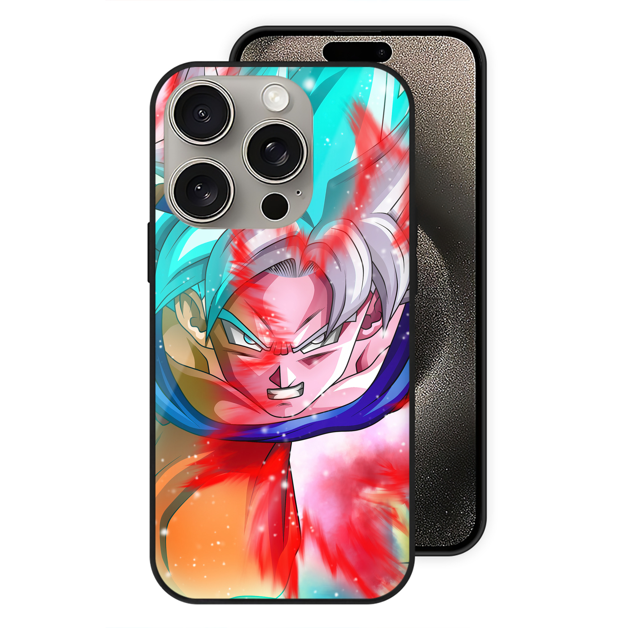 （画像用） ドラゴンボール DRAGON BALL 【iPhone15Pro対応】スマホケース 耐衝撃＆黄変防止 背面ガラス