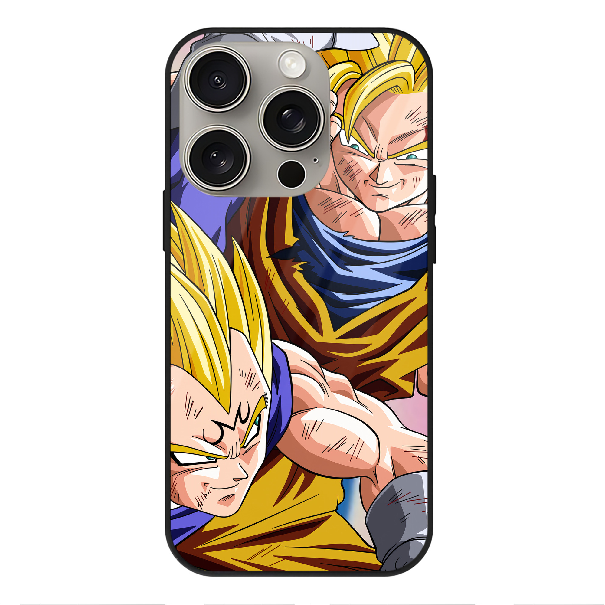 （画像用） ドラゴンボール DRAGON BALL 【iPhone15Pro対応】スマホケース 耐衝撃＆黄変防止 背面ガラス