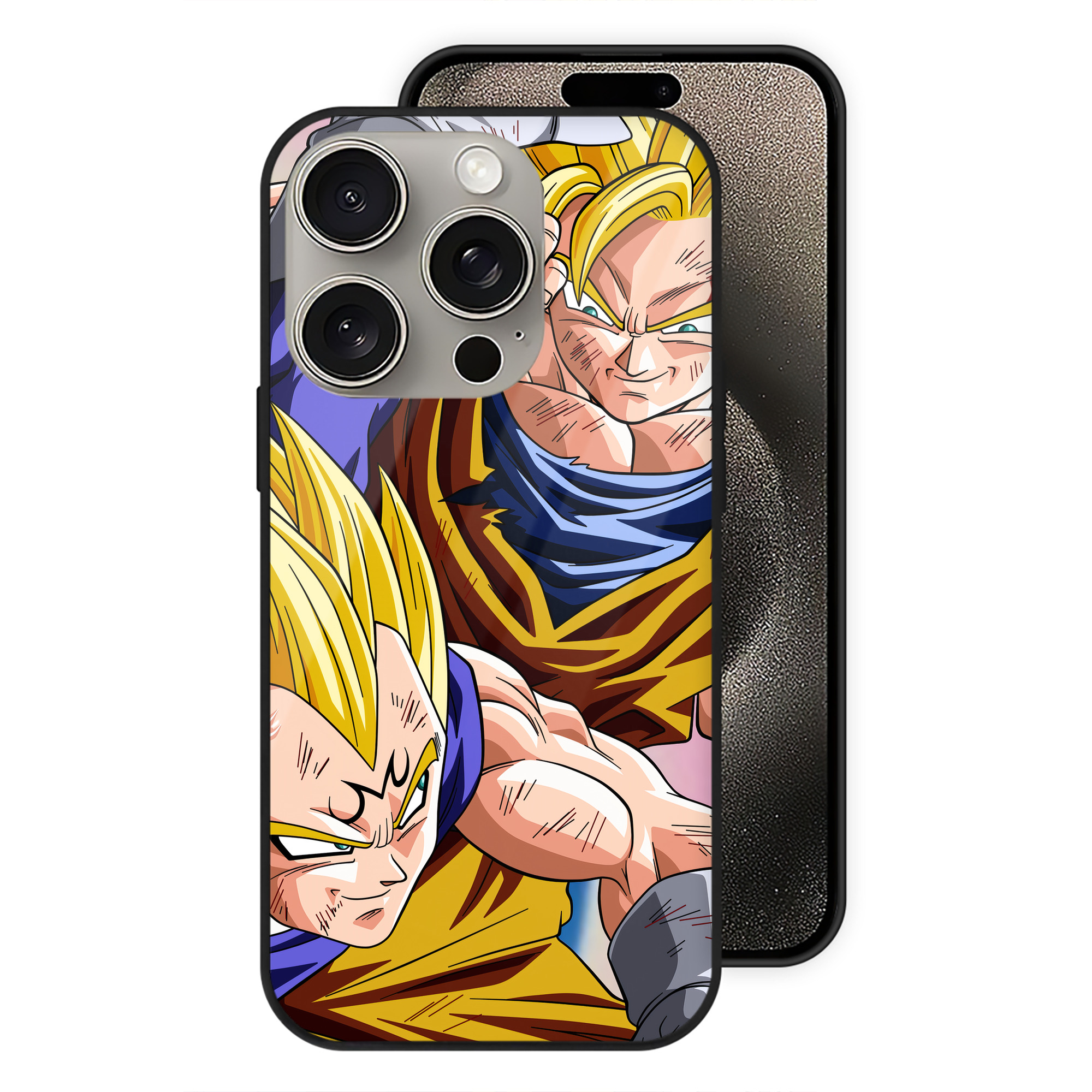 （画像用） ドラゴンボール DRAGON BALL 【iPhone15Pro対応】スマホケース 耐衝撃＆黄変防止 背面ガラス
