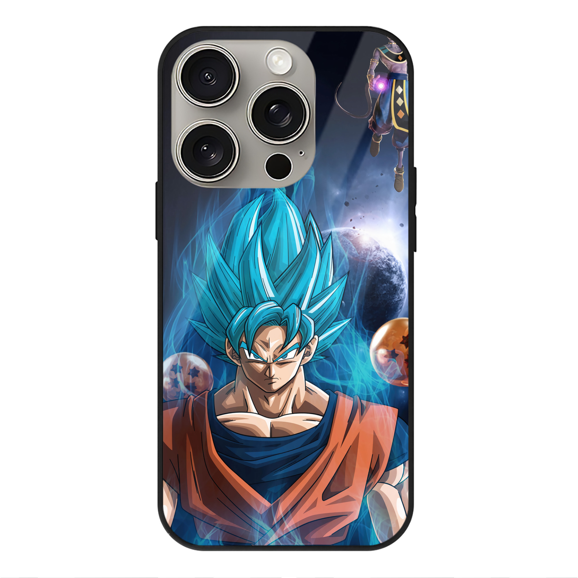 （画像用） ドラゴンボール DRAGON BALL 【iPhone15Pro対応】スマホケース 耐衝撃＆黄変防止 背面ガラス
