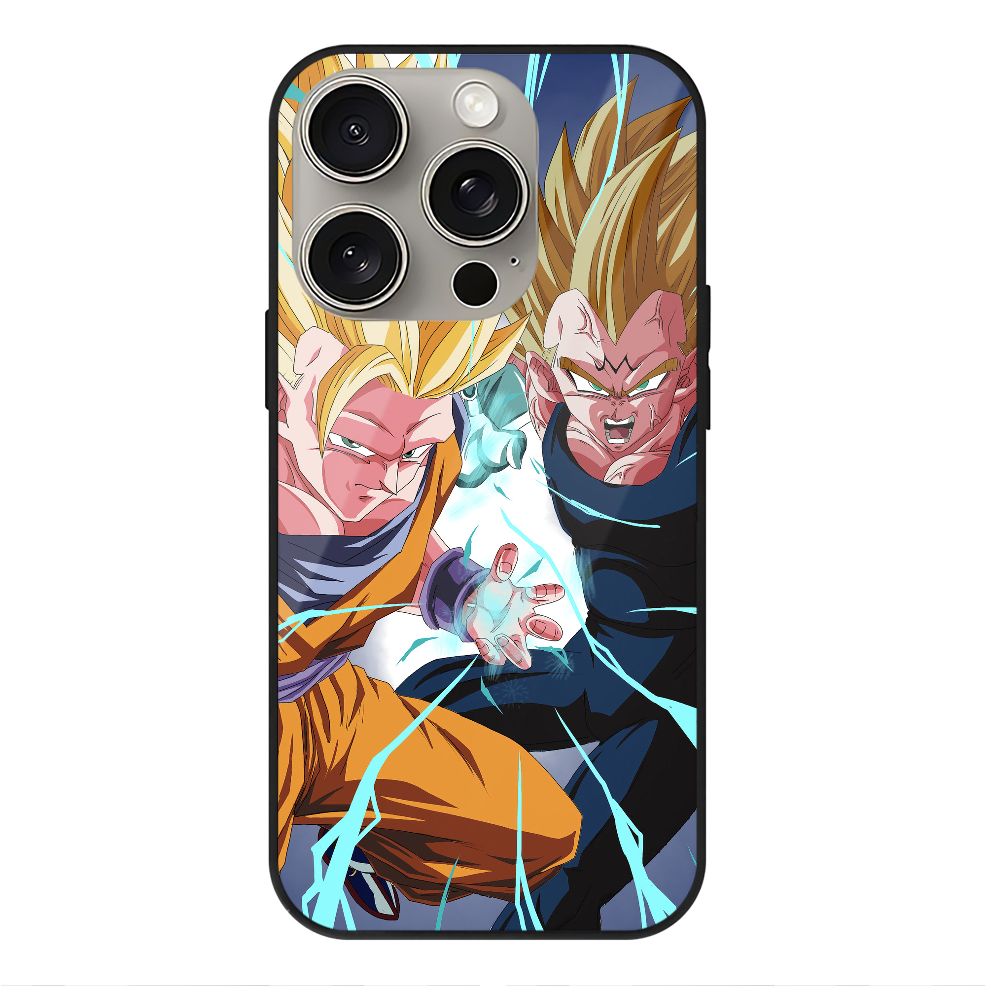 （画像用） ドラゴンボール DRAGON BALL 【iPhone15Pro対応】スマホケース 耐衝撃＆黄変防止 背面ガラス