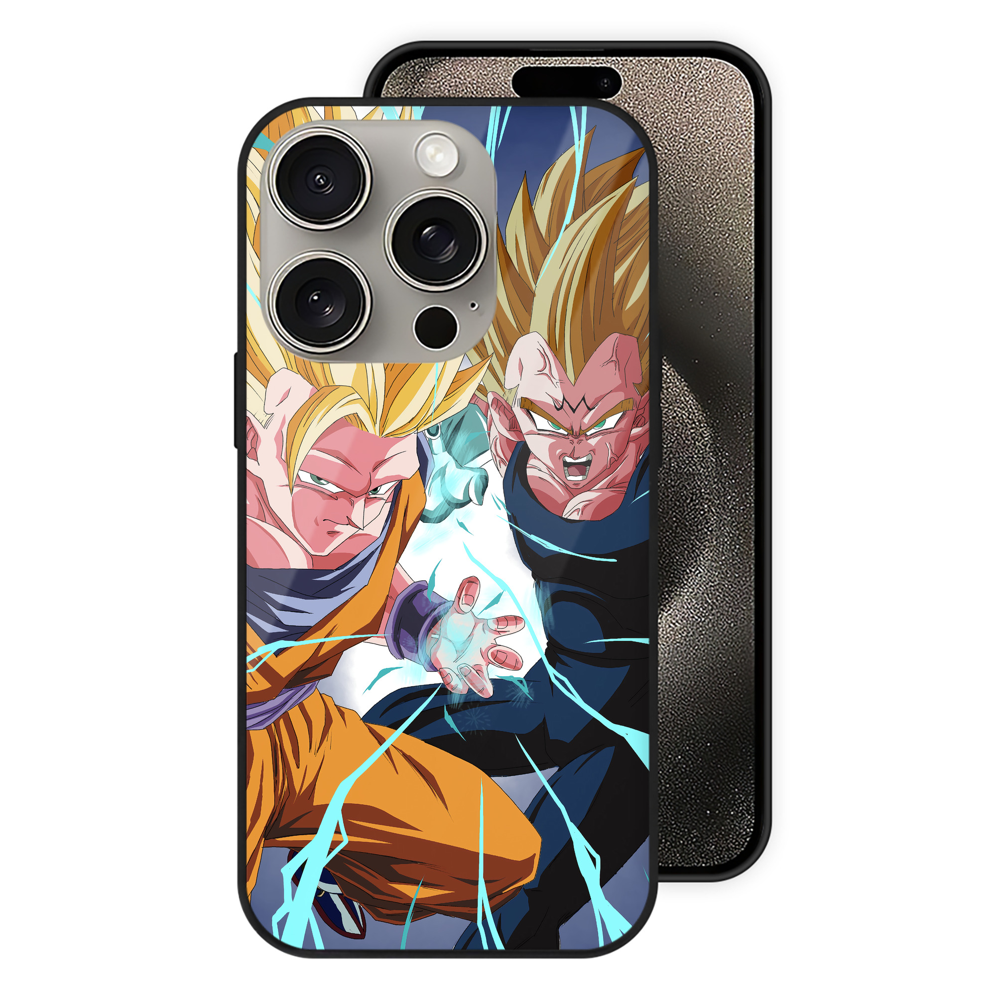 （画像用） ドラゴンボール DRAGON BALL 【iPhone15Pro対応】スマホケース 耐衝撃＆黄変防止 背面ガラス